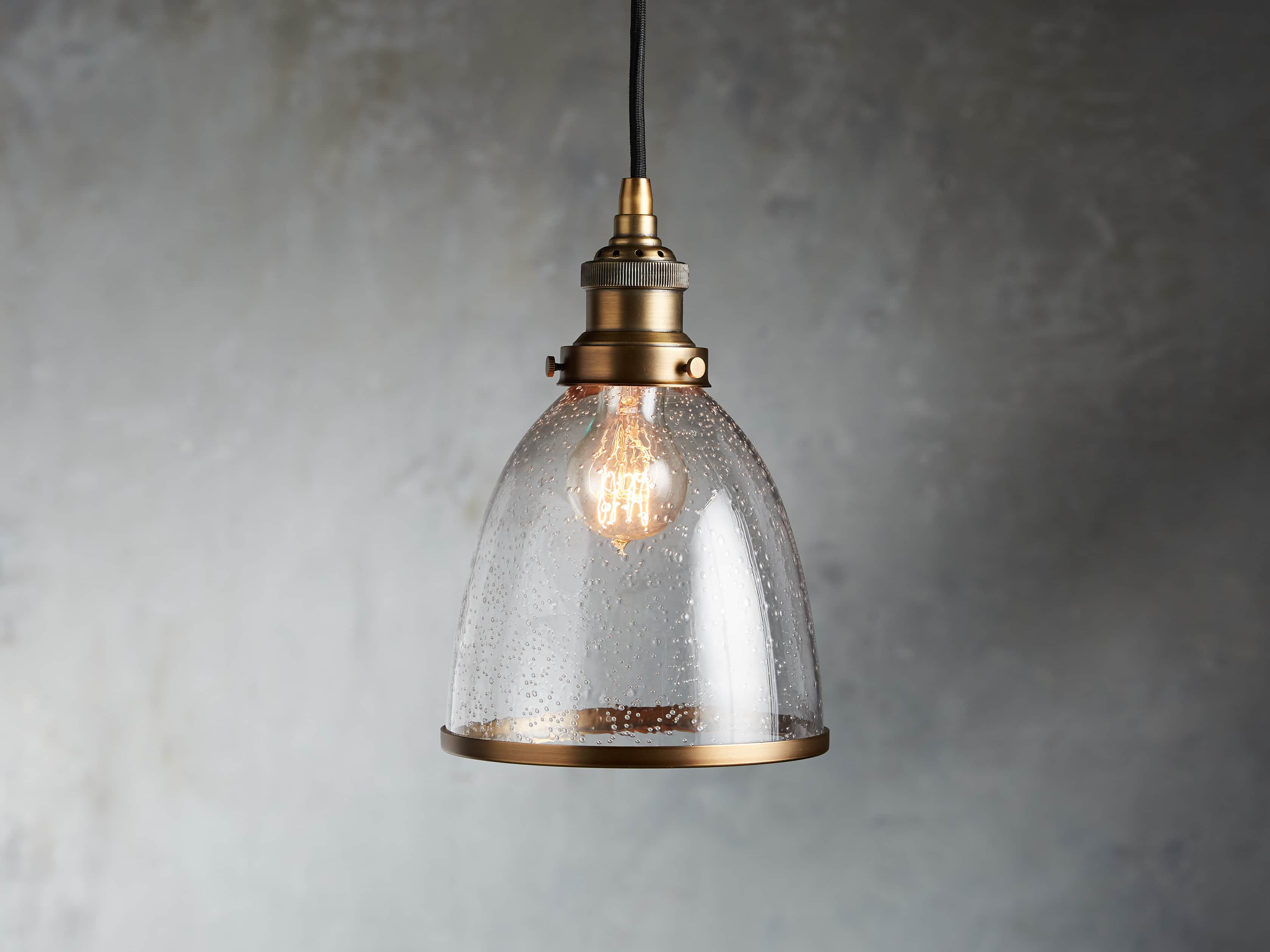 Cloche pendant deals light