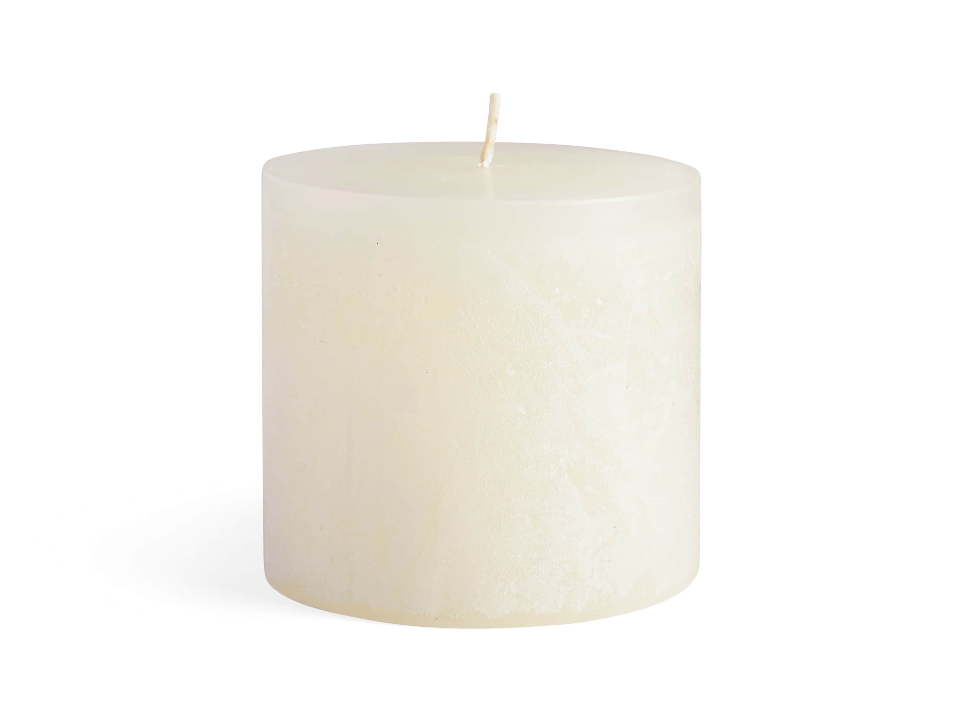 Rustic 3" Pillar in Ivory, slide 3 of 3