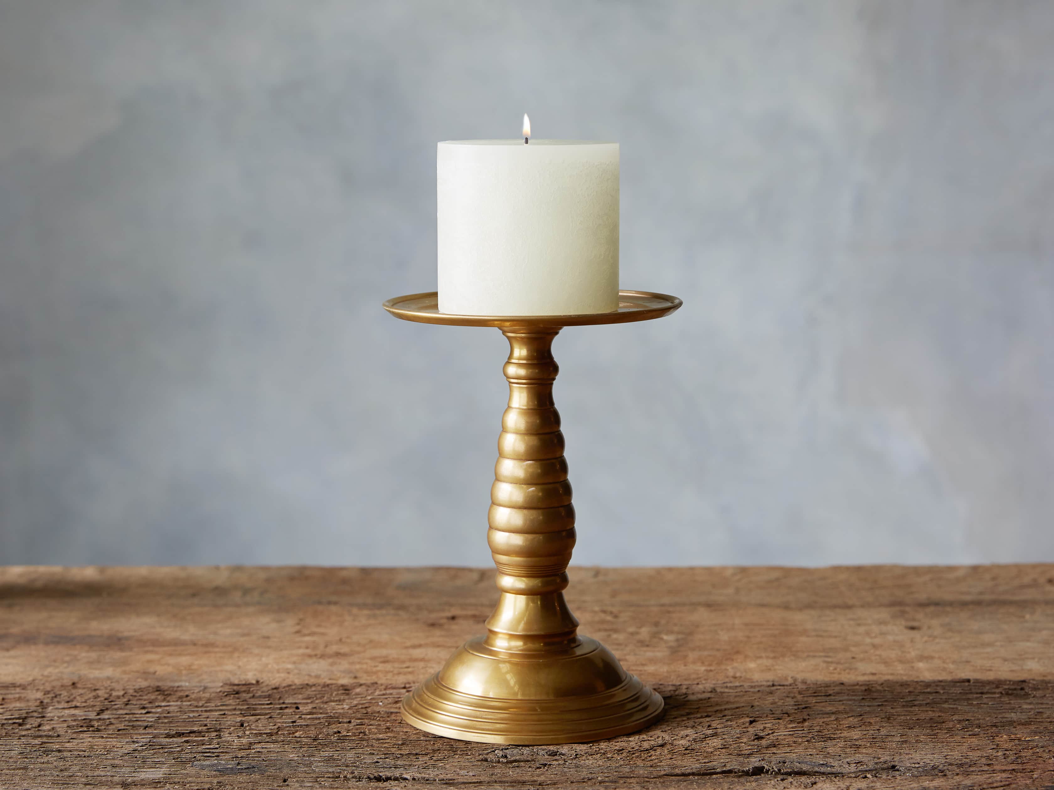 Rustic 3" Pillar in Ivory, slide 1 of 3