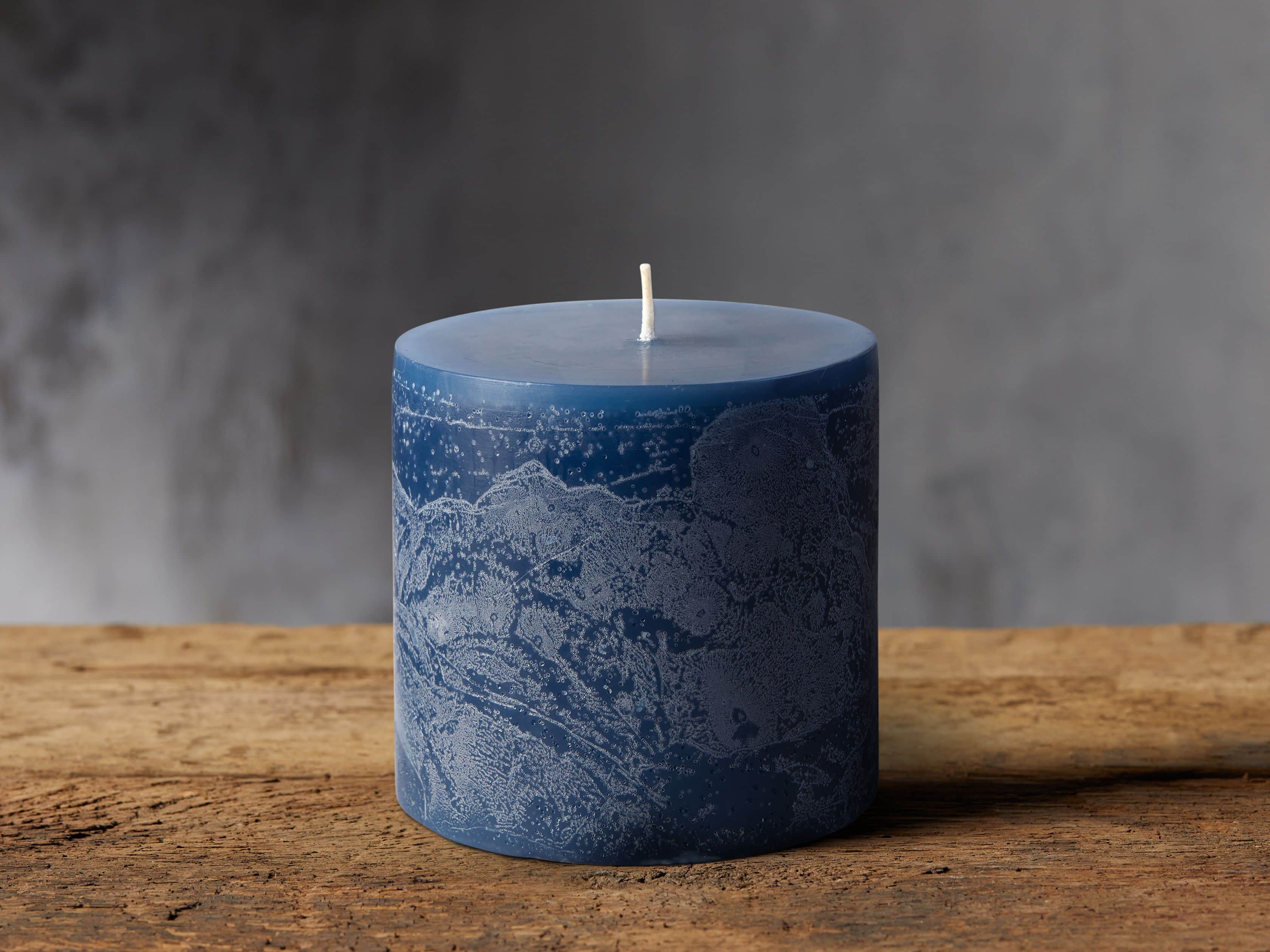 Rustic 3" Pillar in English Blue