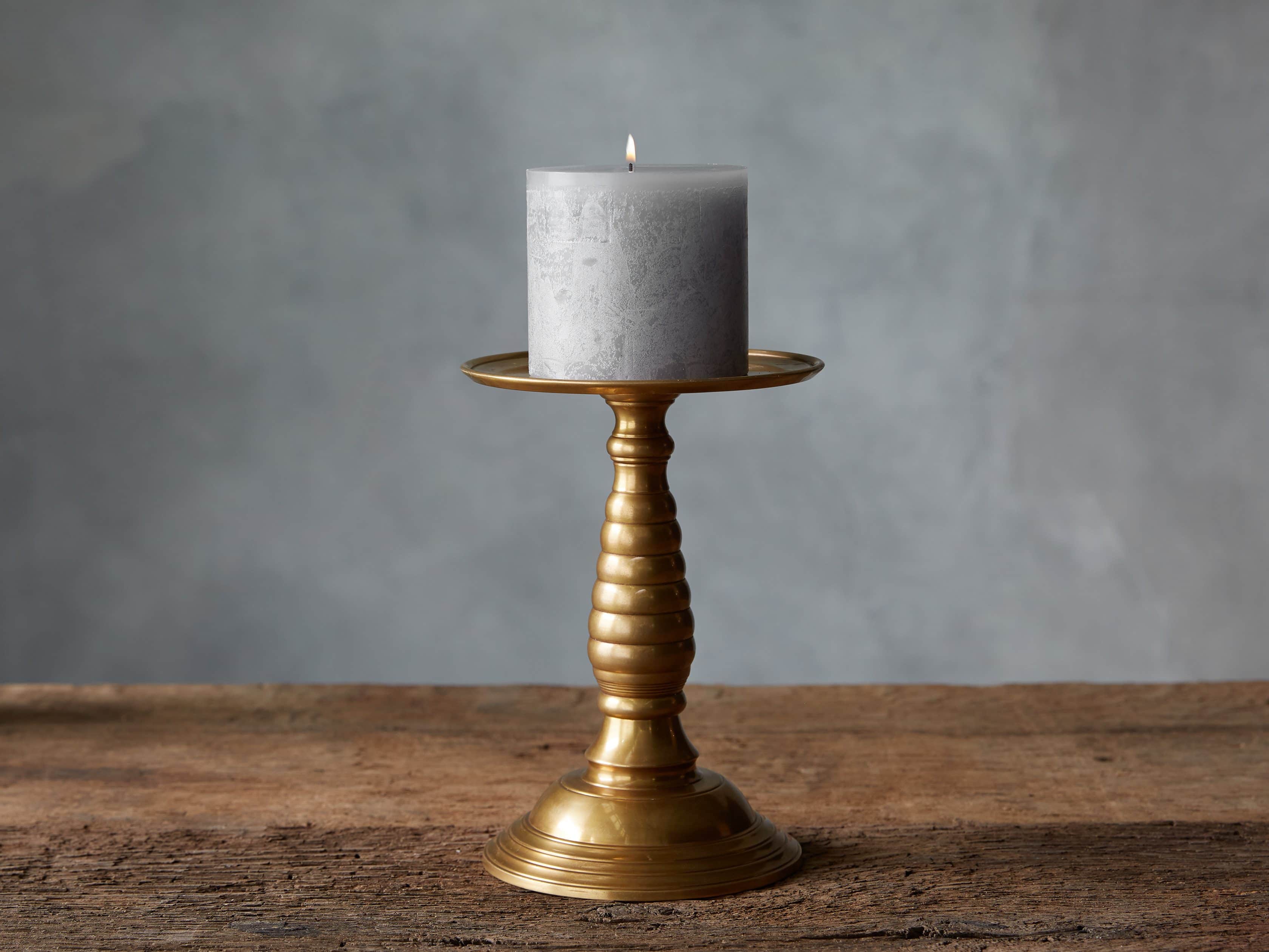 Rustic 3" Pillar in Dove Grey, slide 1 of 3
