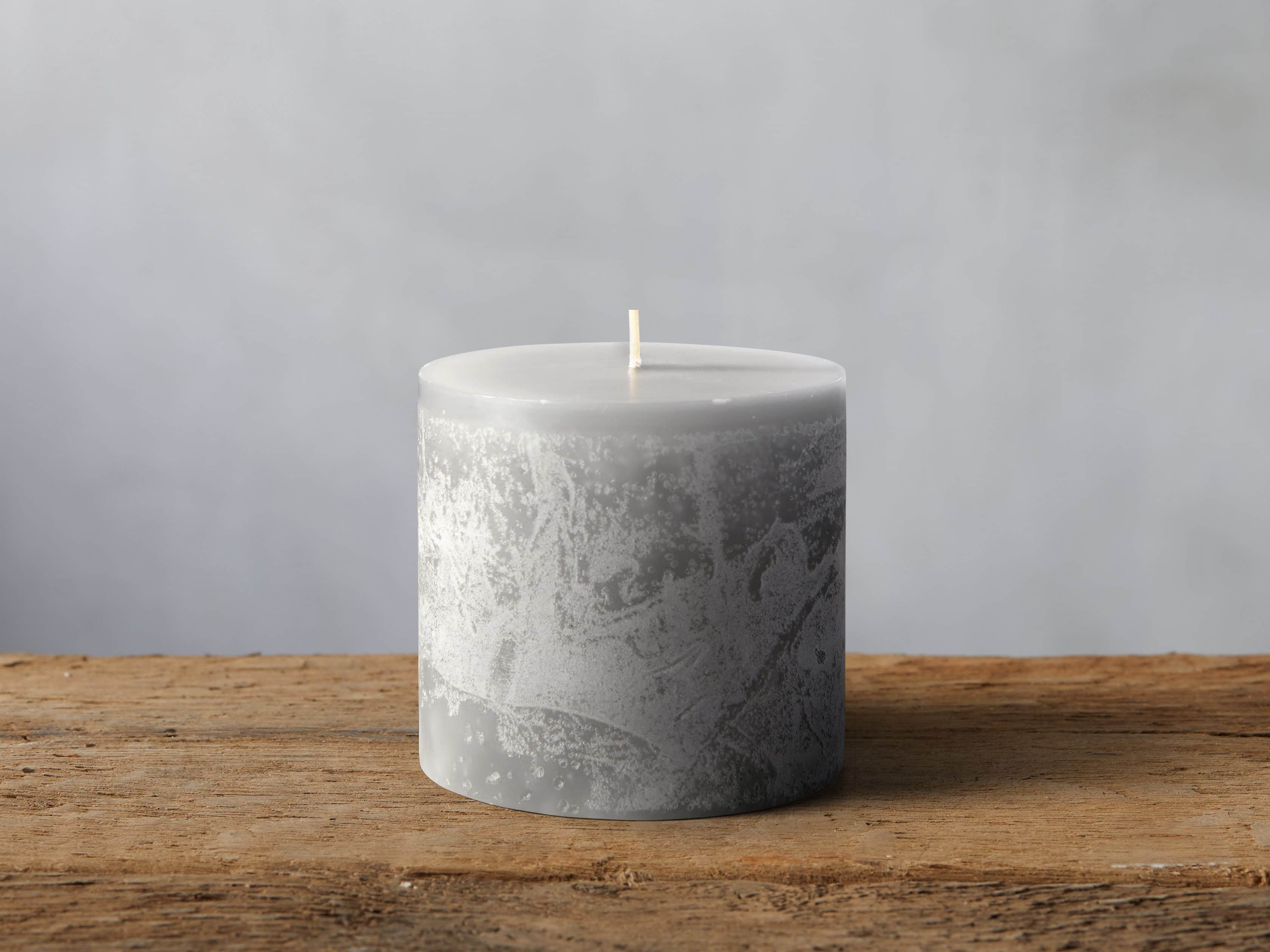 Rustic 3" Pillar in Dove Grey, slide 2 of 3