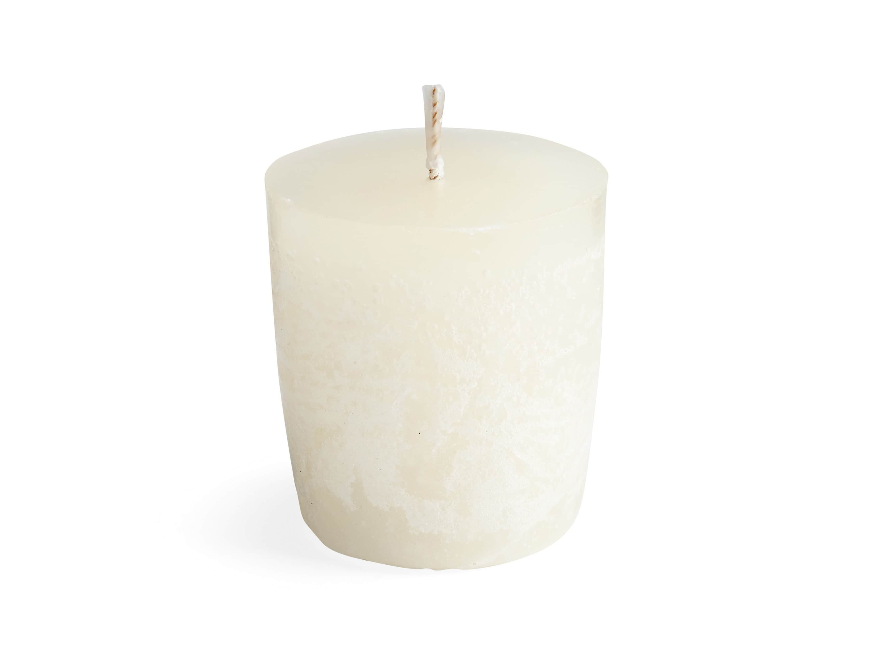 Rustic 1.5" Votive in Ivory (set of 12)