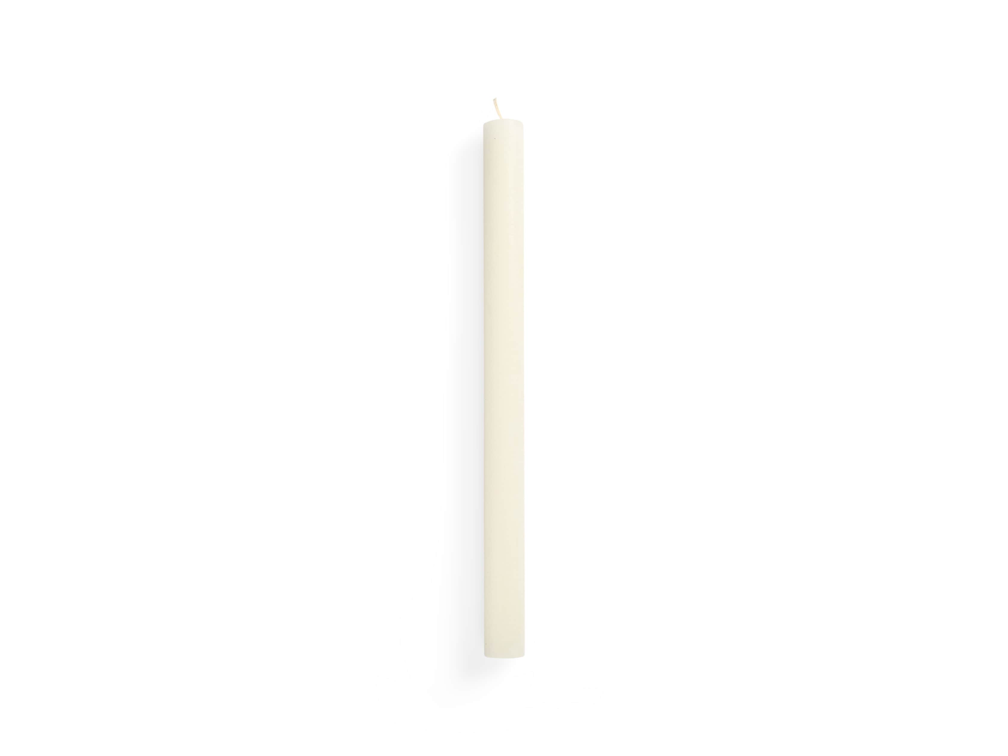 Rustic 12" Taper in Ivory (set of 2)