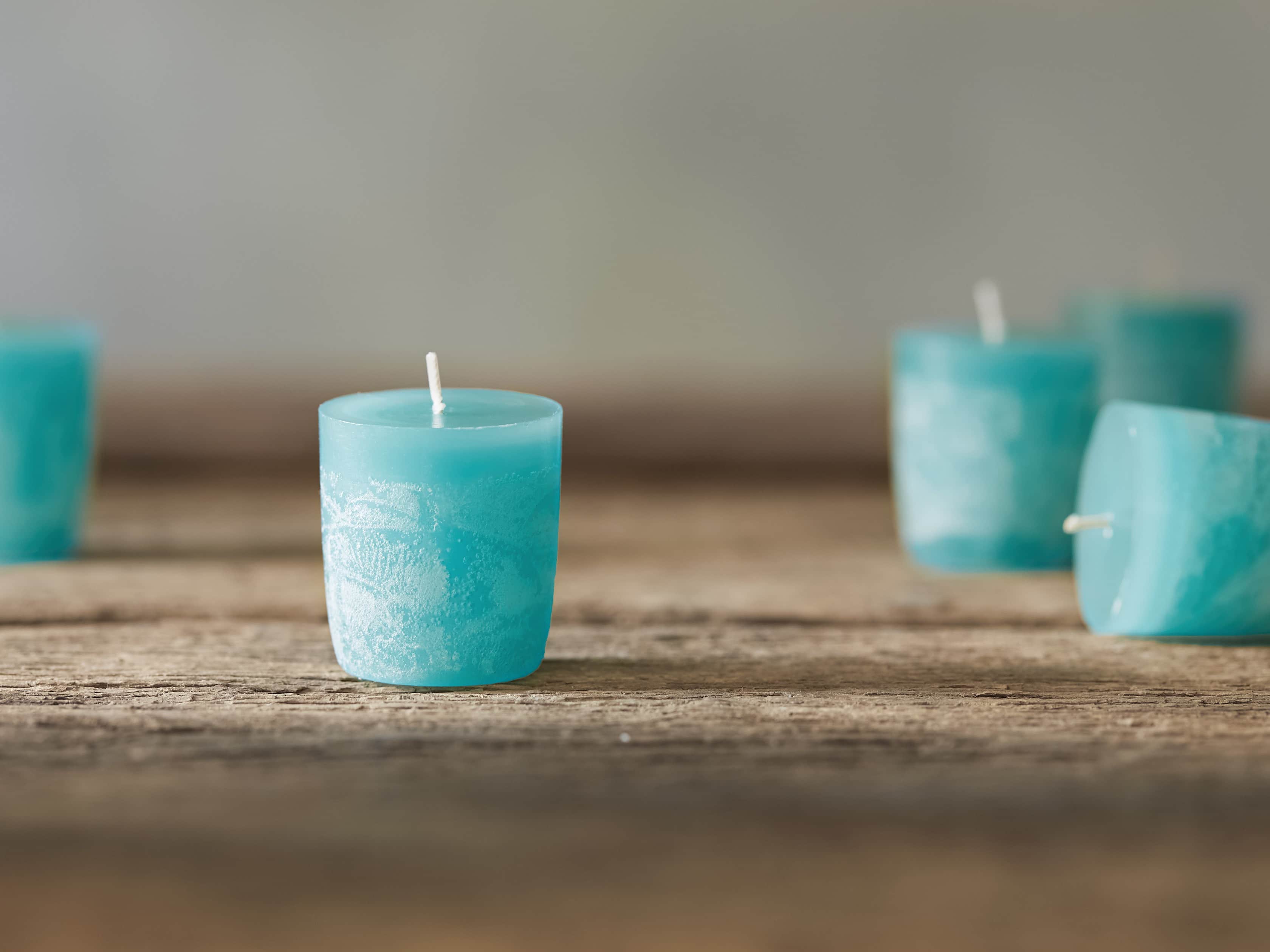 Rustic 1.5" Votive in Seaglass (Set of 12)