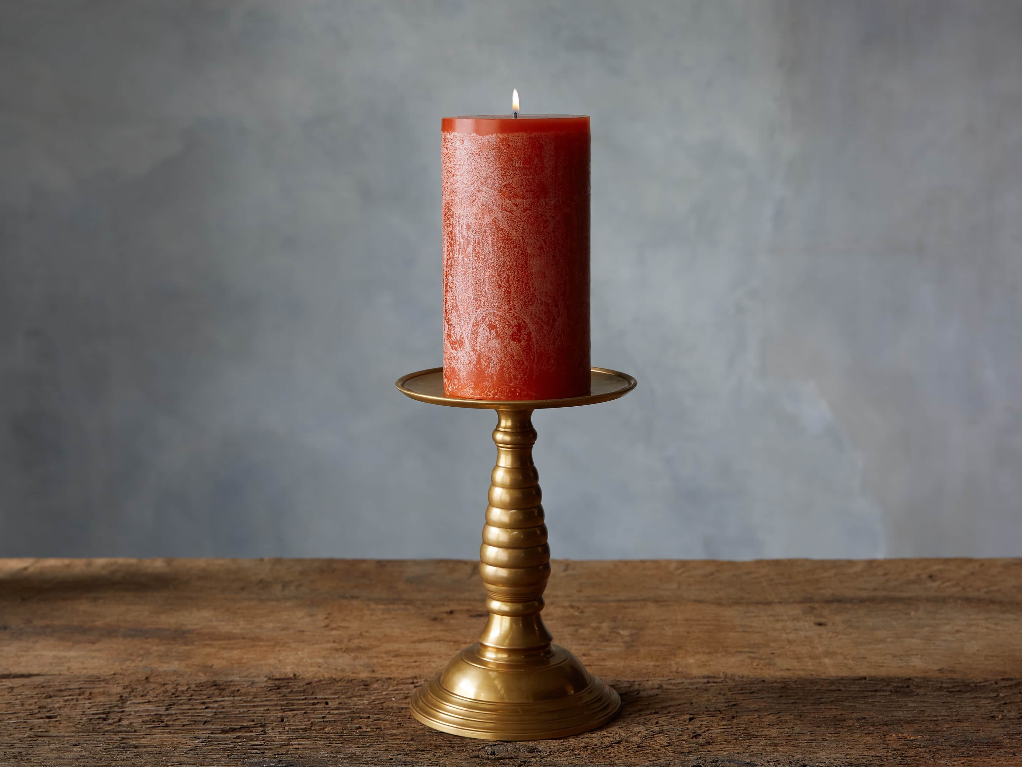 Rustic 6" Pillar in Rust, slide 1 of 3