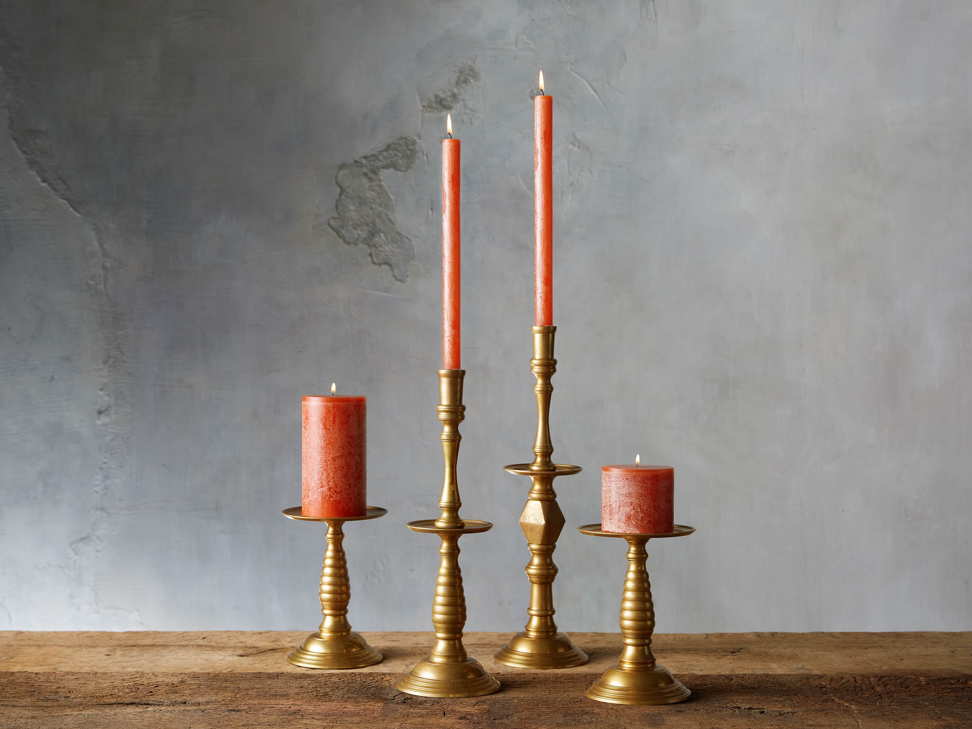 Rustic 6" Pillar in Rust, slide 2 of 3