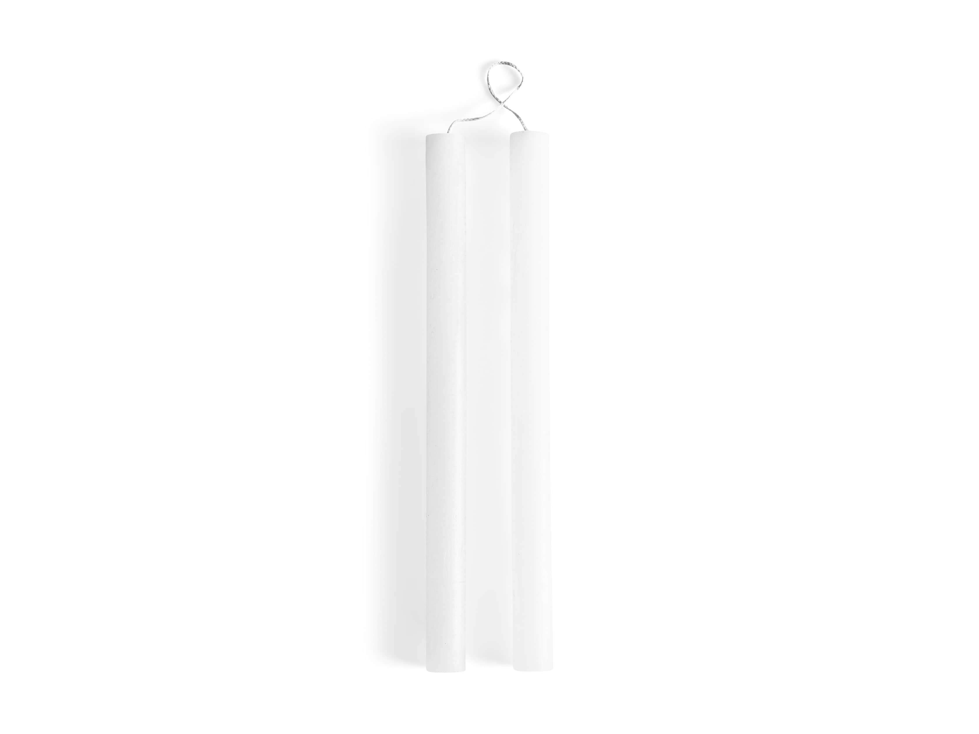 Rustic Taper in White, slide 3 of 3