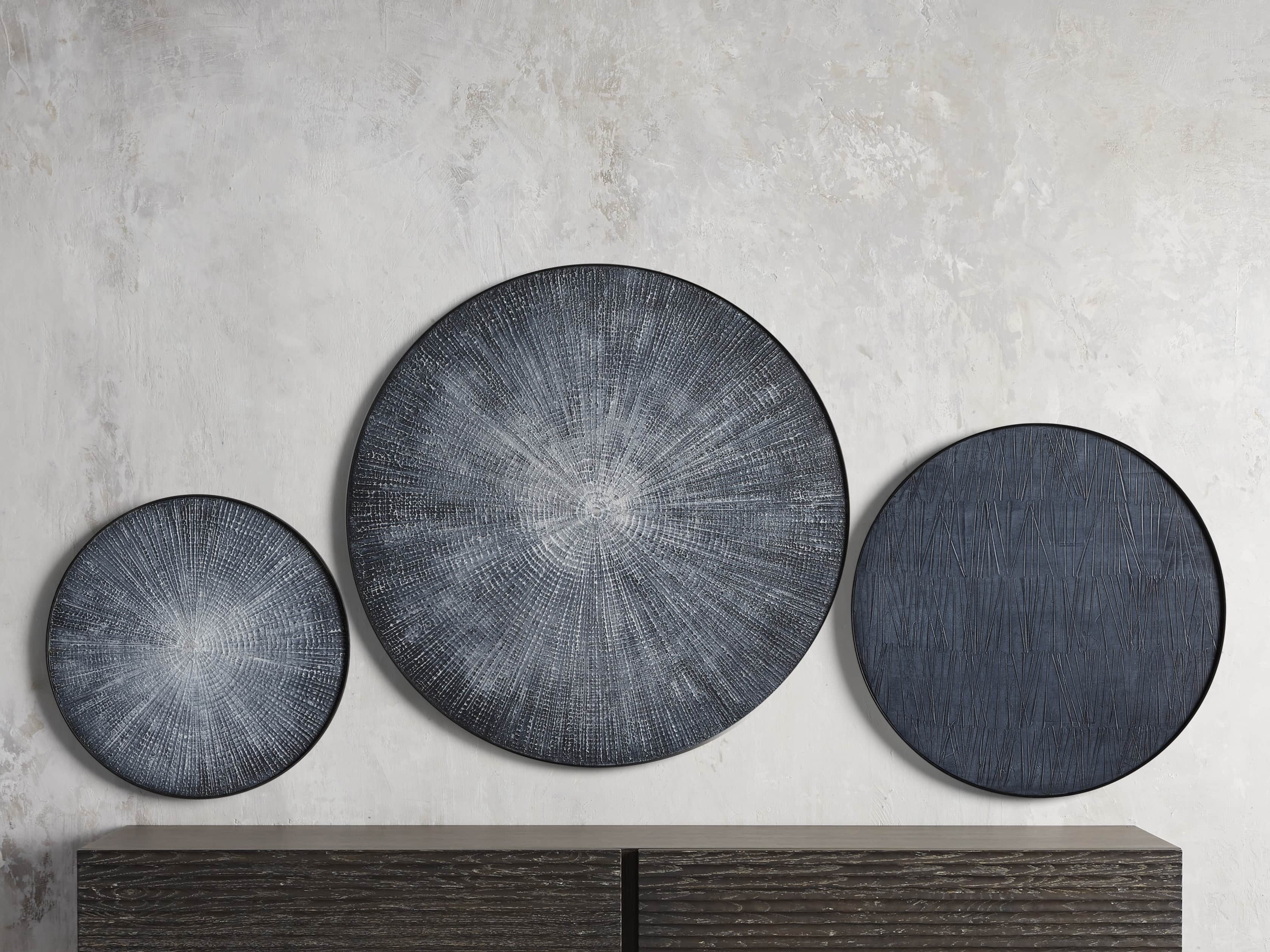 Blue Radial Wall Art II Arhaus