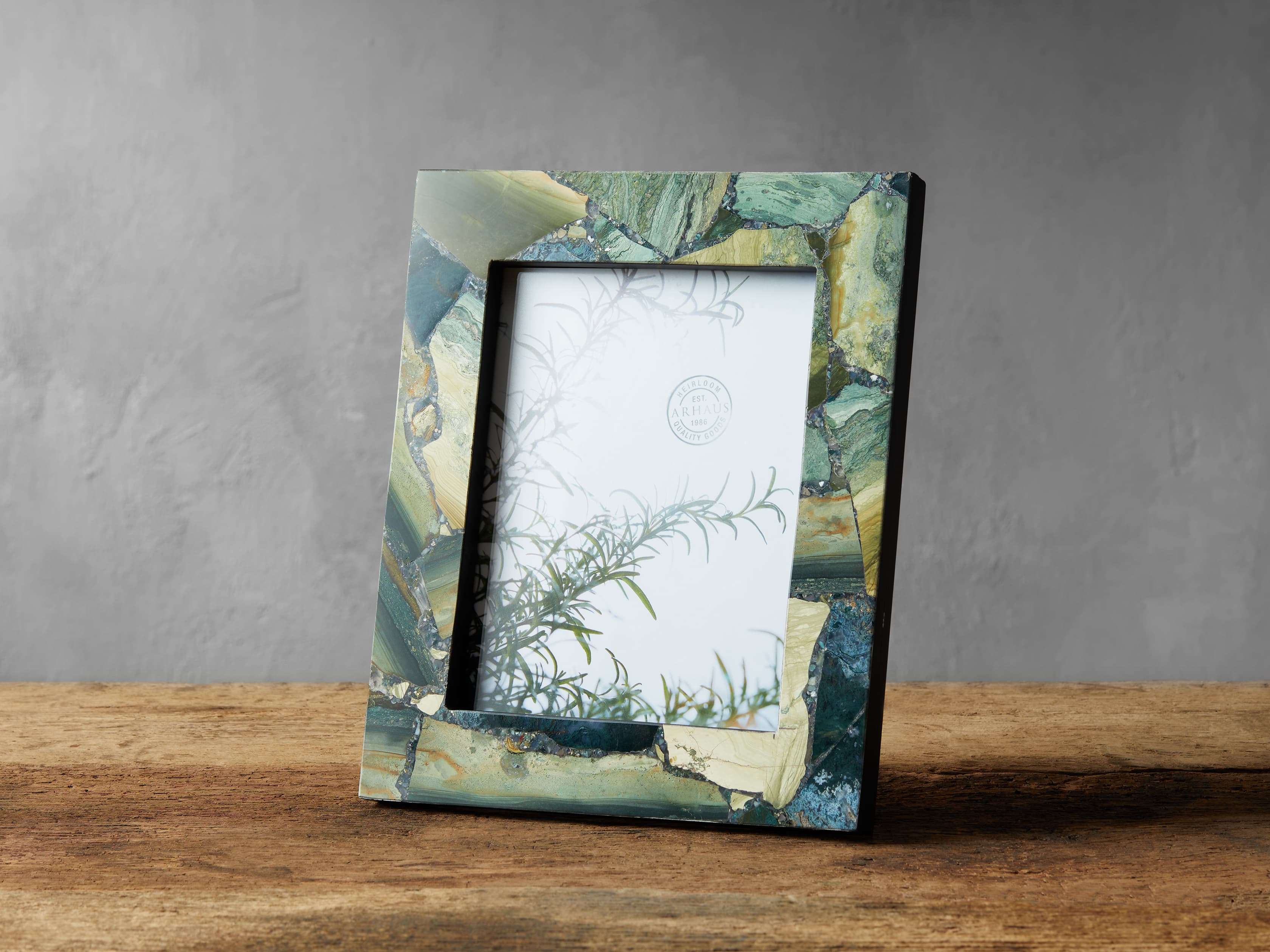 Shiloh Picture Frame in Glass 4 x 6 Blue | Arhaus