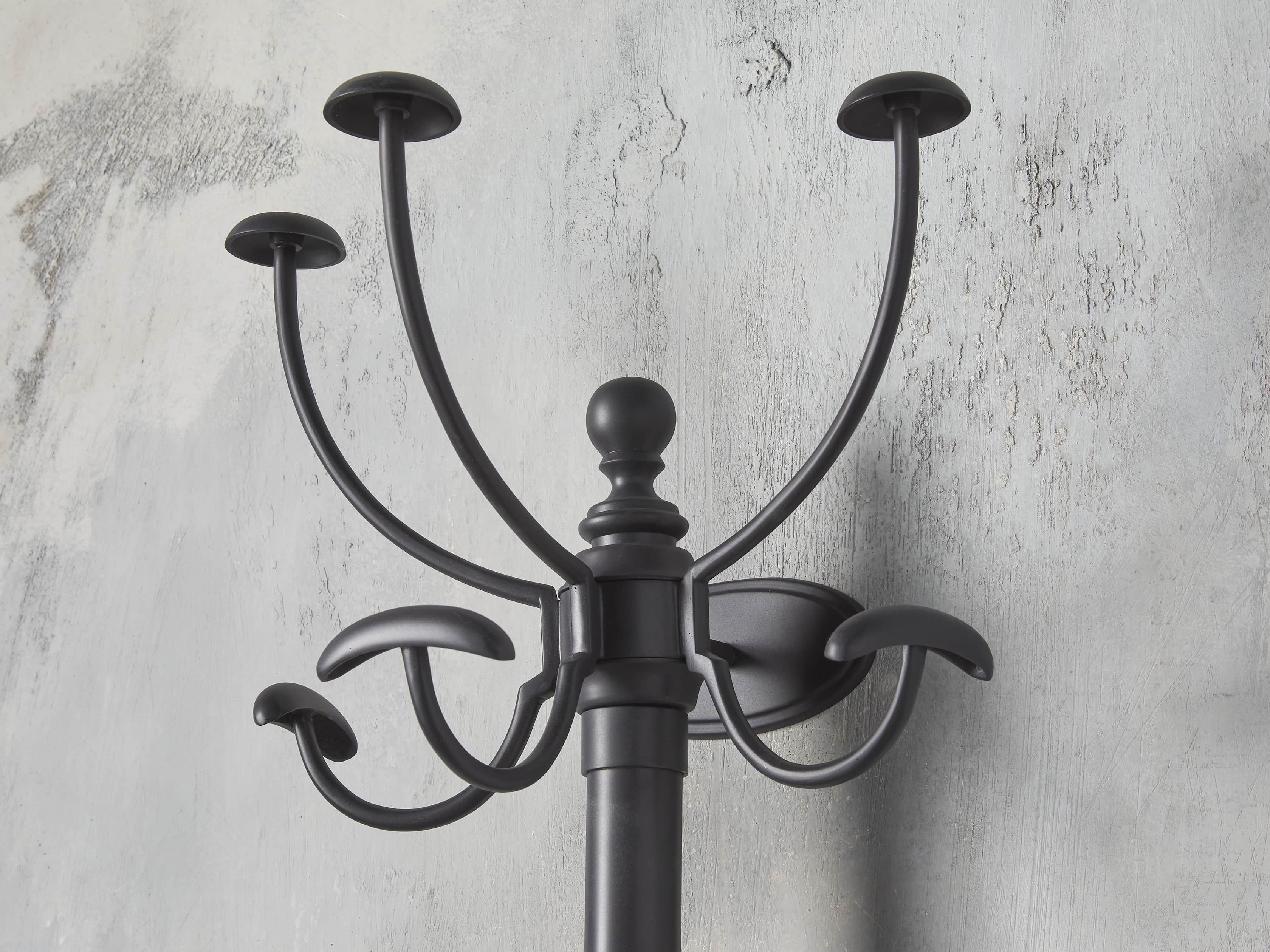 Grand Chester 2 Tier Hook in Black, slide 2 of 2