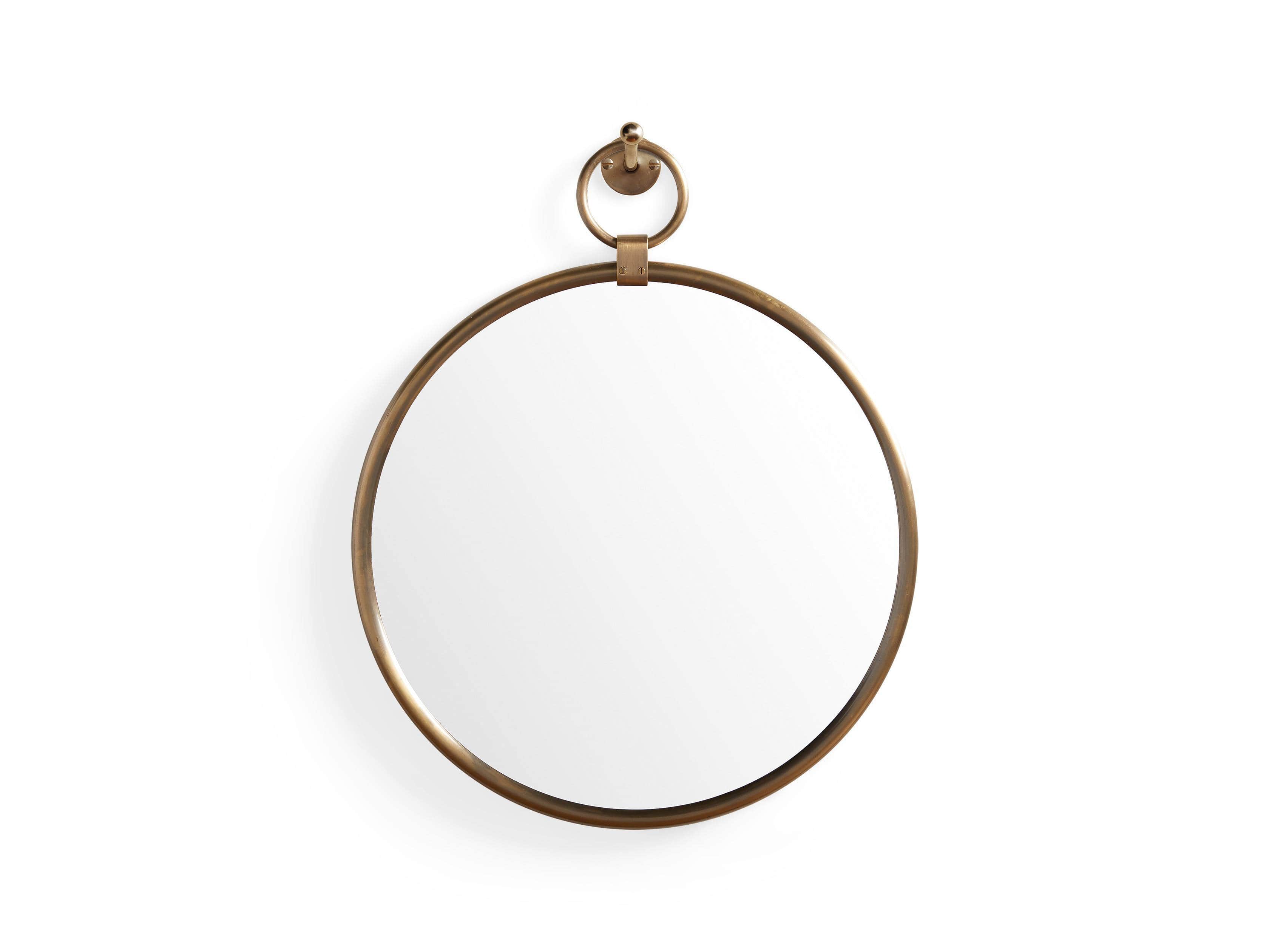 Thomas Mirror Arhaus Thomas Mirror Arhaus, Brass Round Mirror