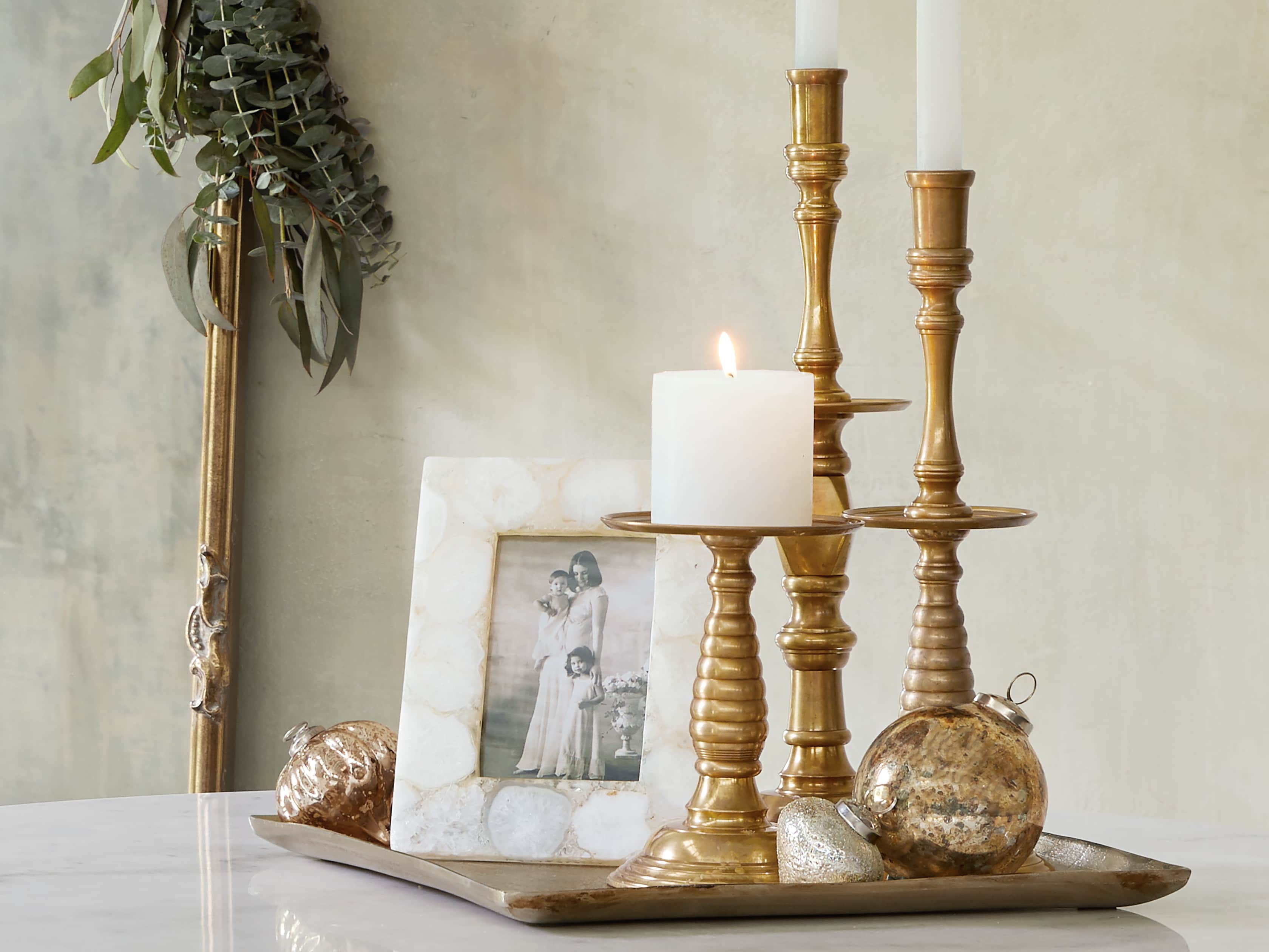 Channel Turnip Ornament in Gold set
