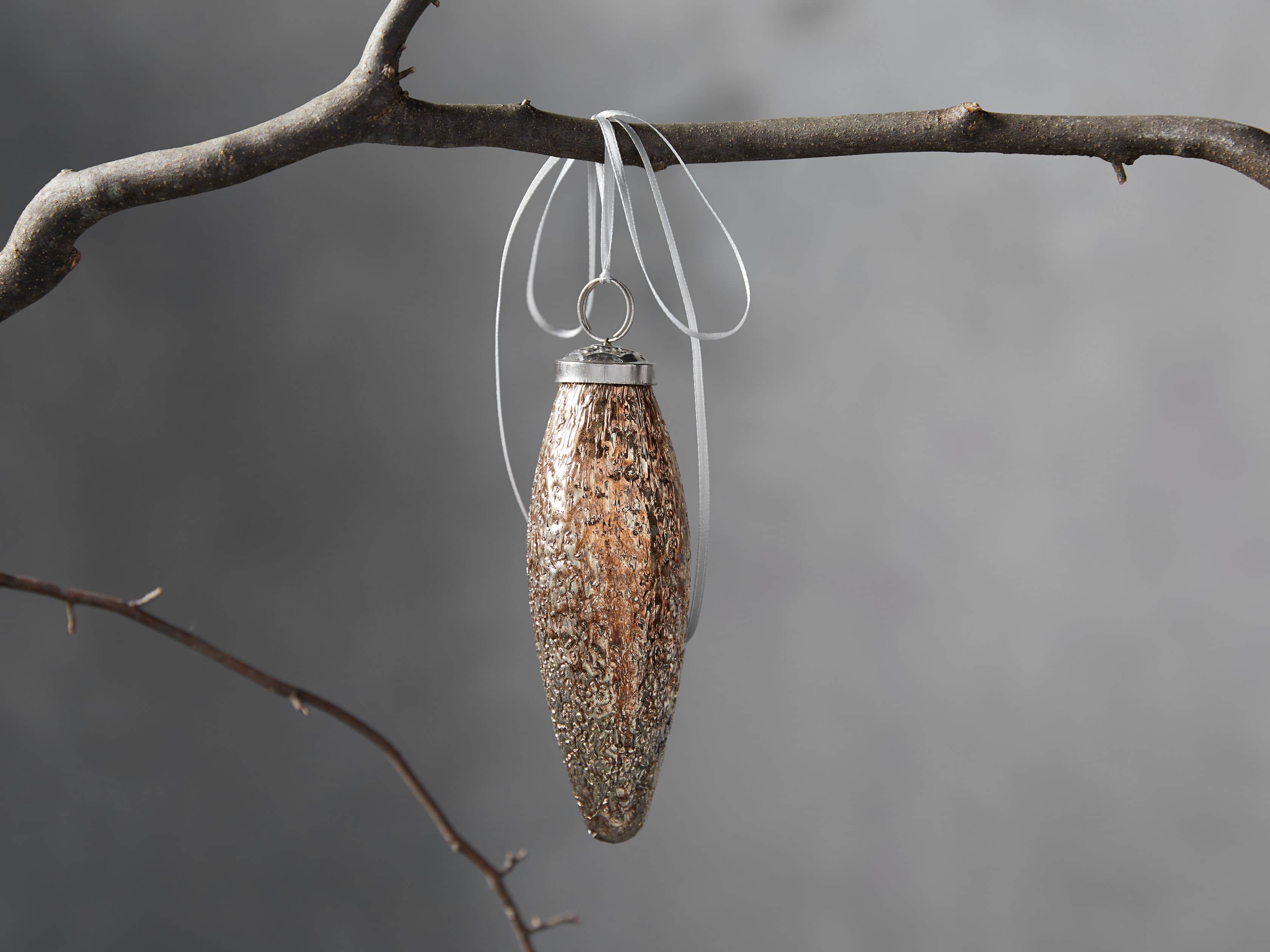 Textured Drop Ornament set