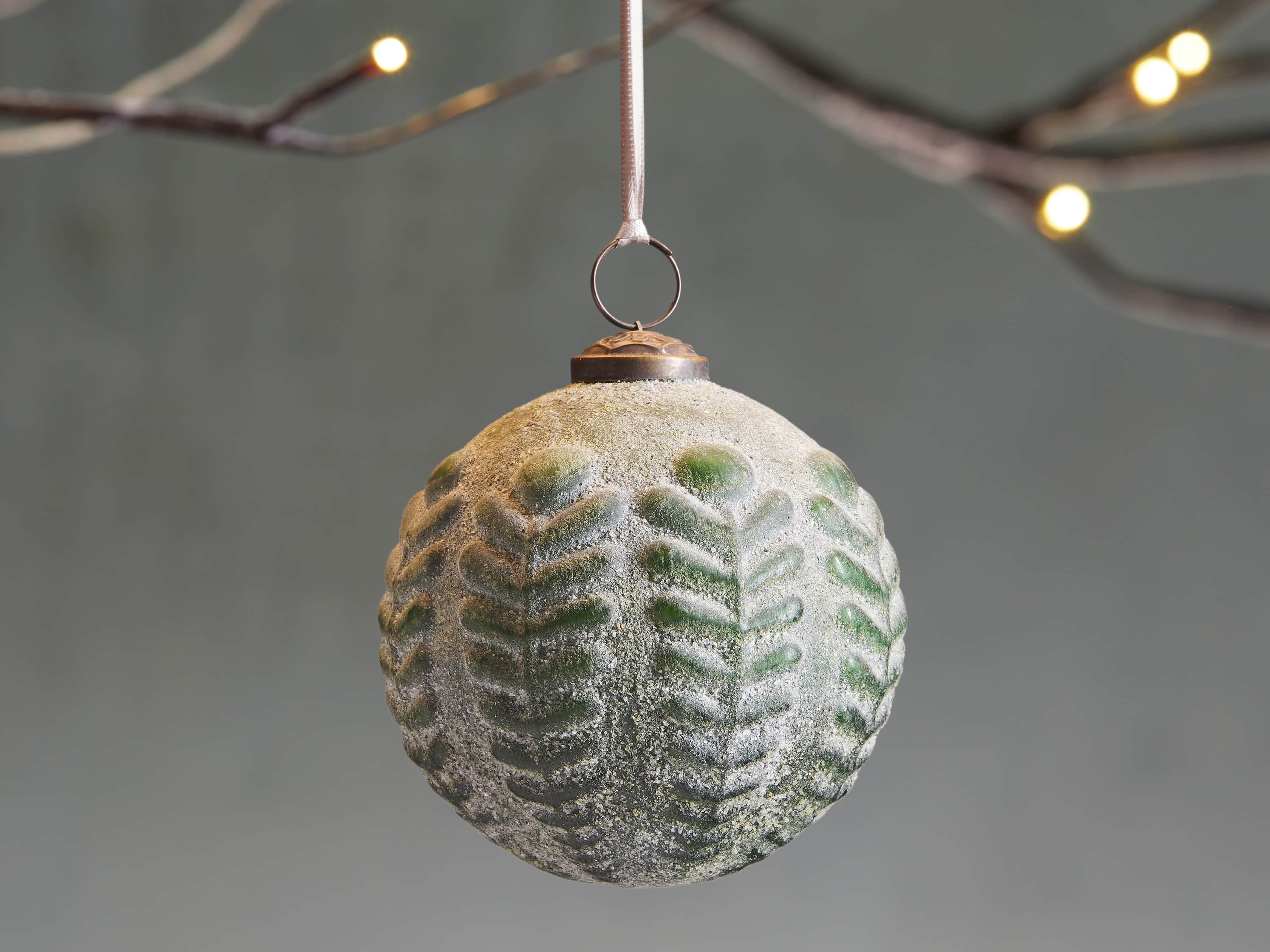 Floral Ornament in Green (Set of 4), slide 1 of 2
