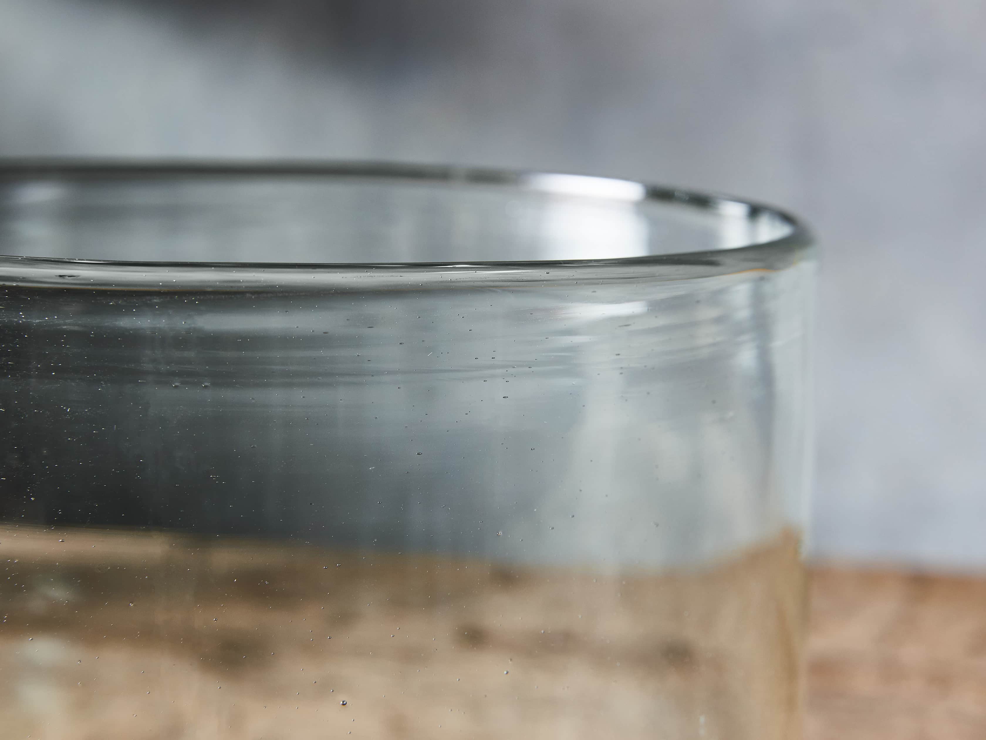 Recycled Glass Small Clear Cylinder