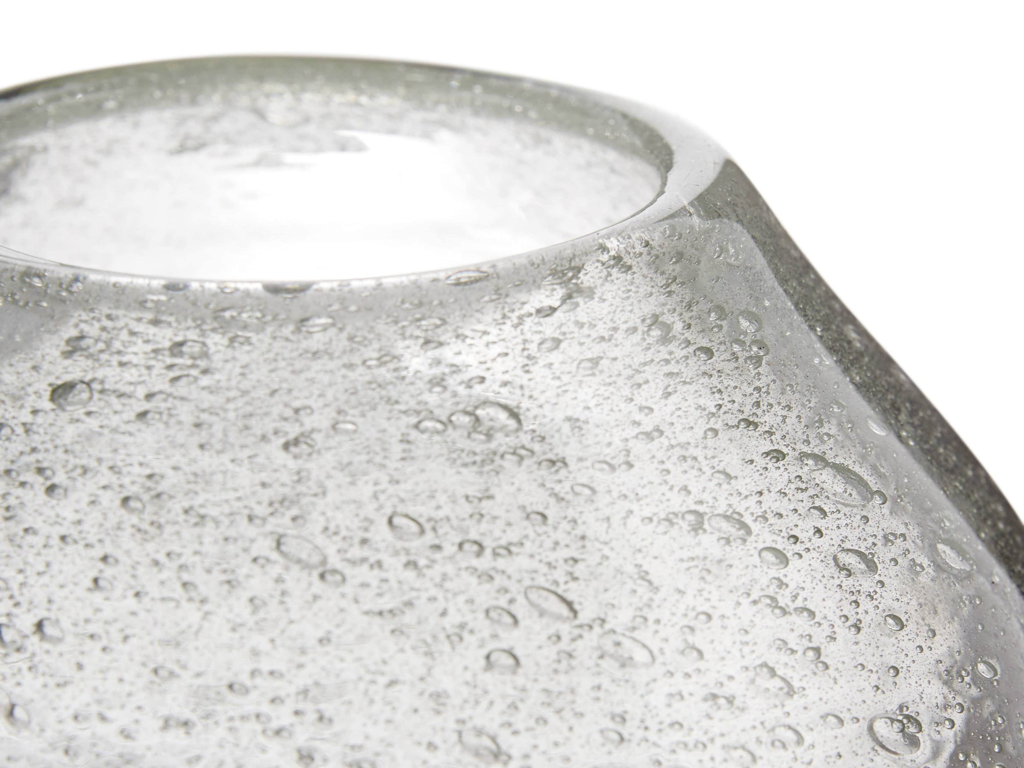 Stellan Hand Blown Glass Round Vase