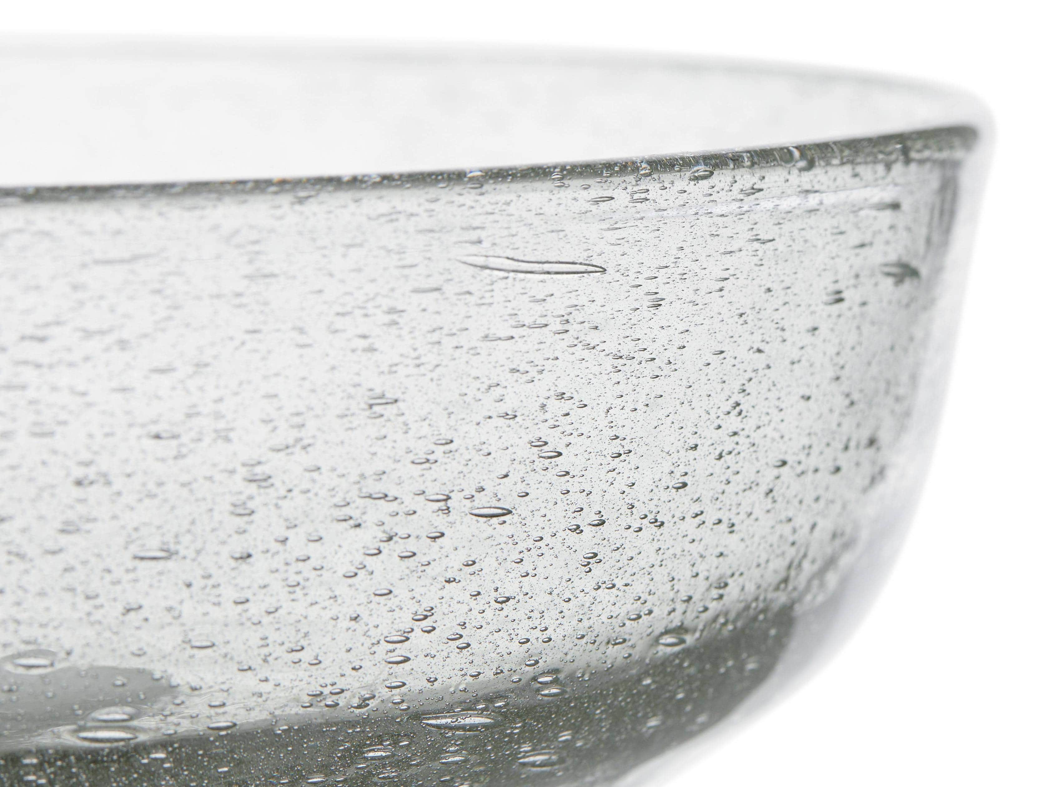 Stellan Hand Blown Glass Footed Bowl
