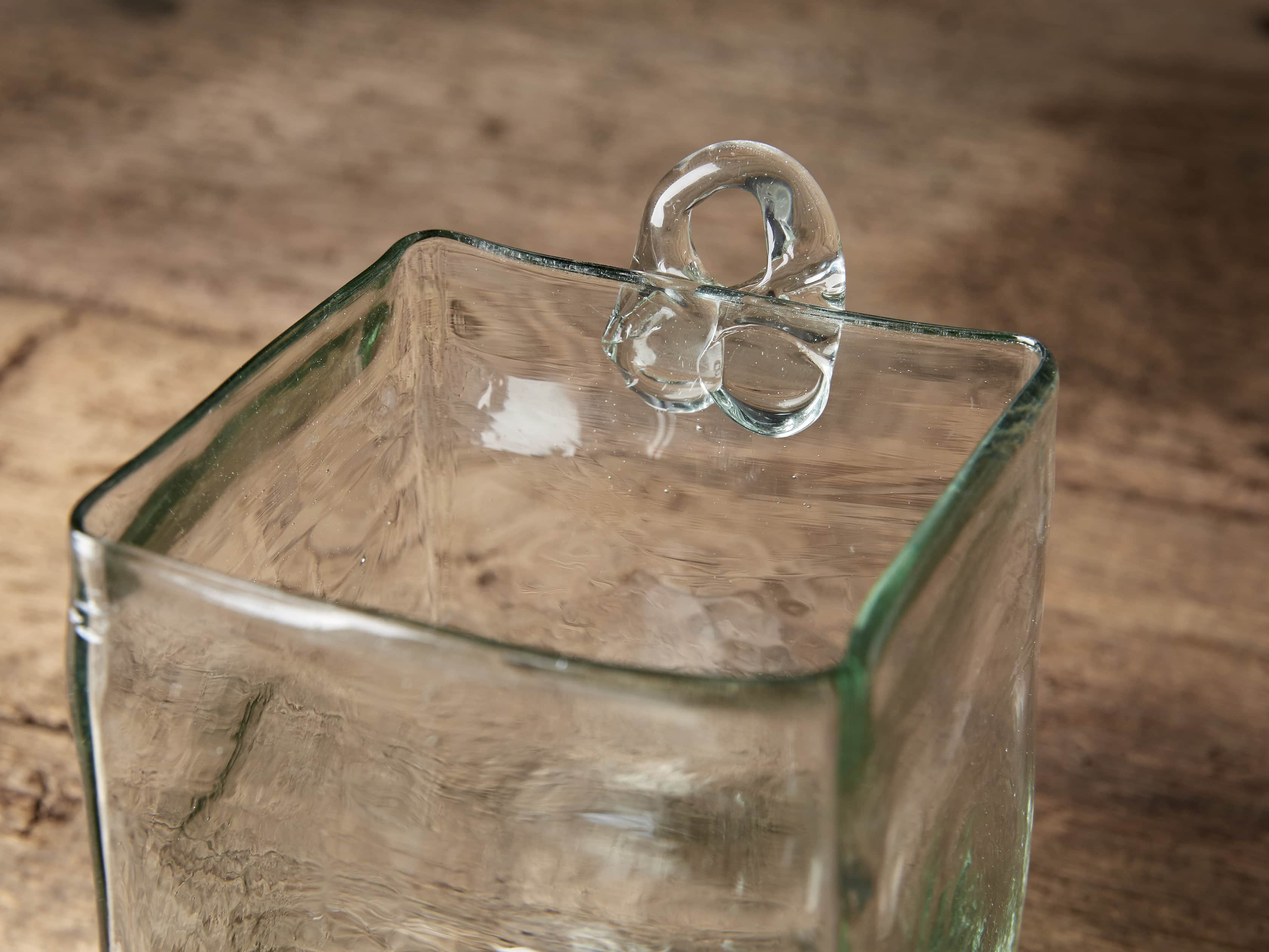 Marta Small Hang Square in Recycled Glass
