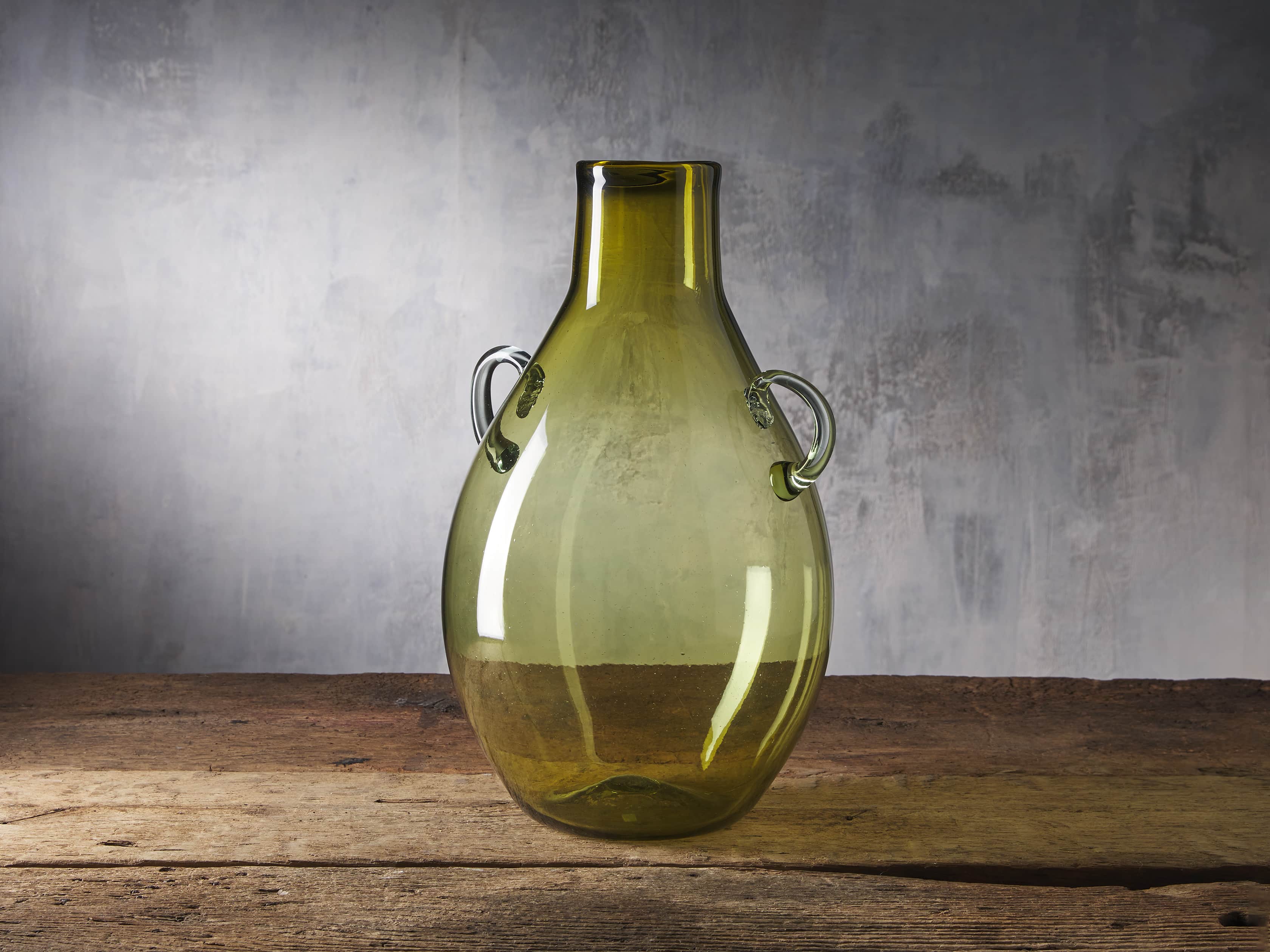 Colima Olive Handle Vase, slide 1 of 2