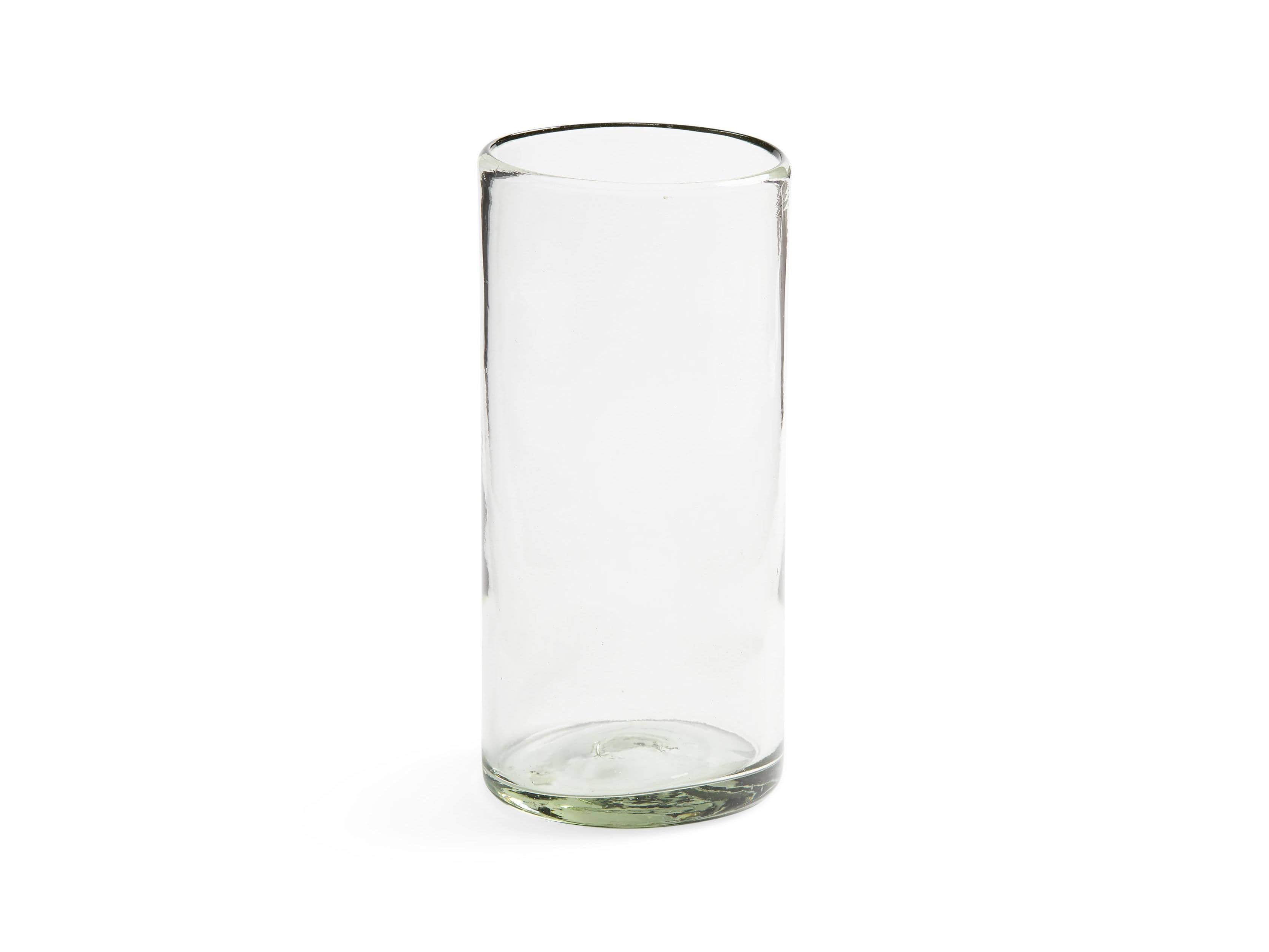 Recycled Glass Clear Cylinder