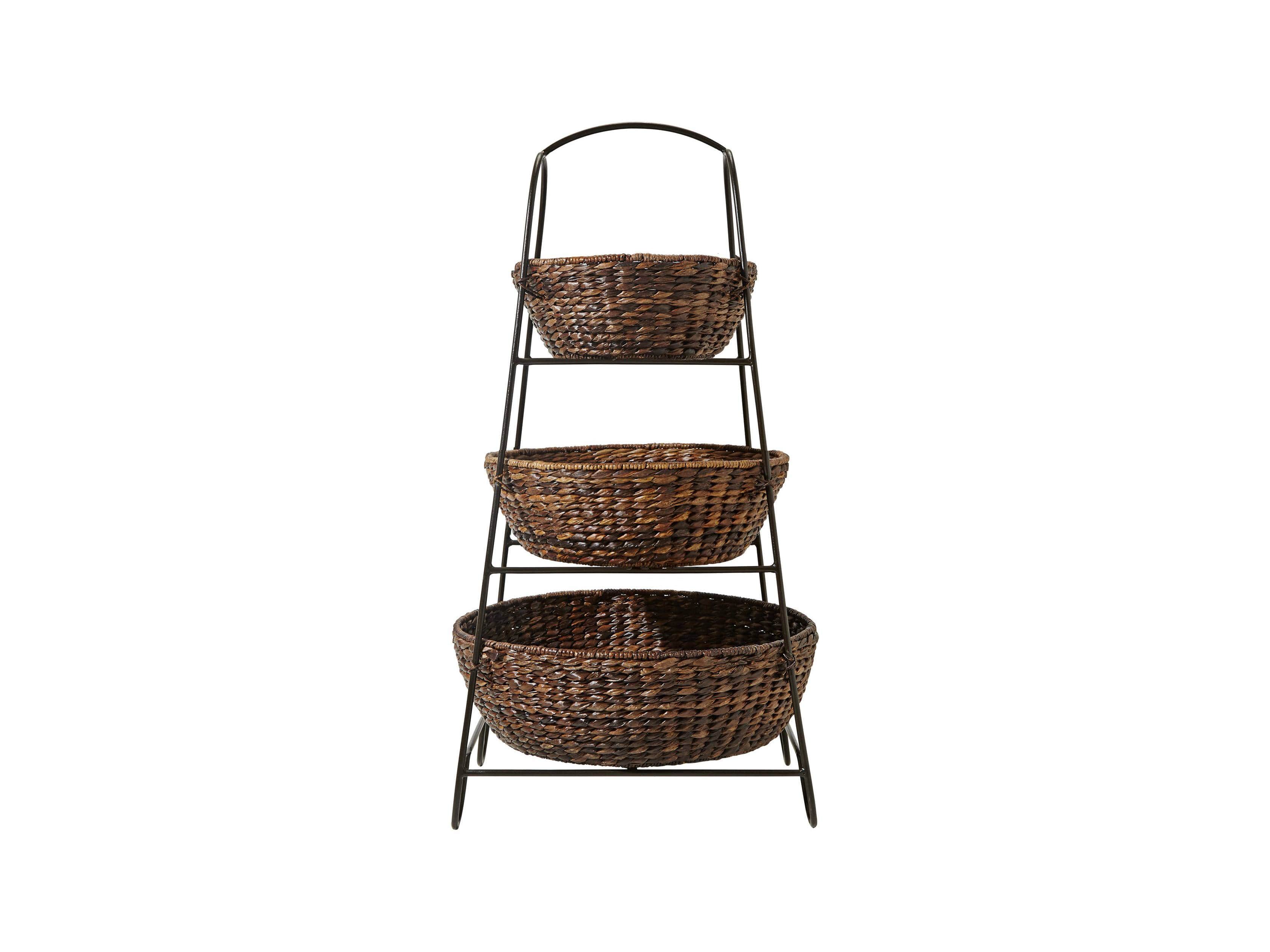 42" Three Tier Storage Basket