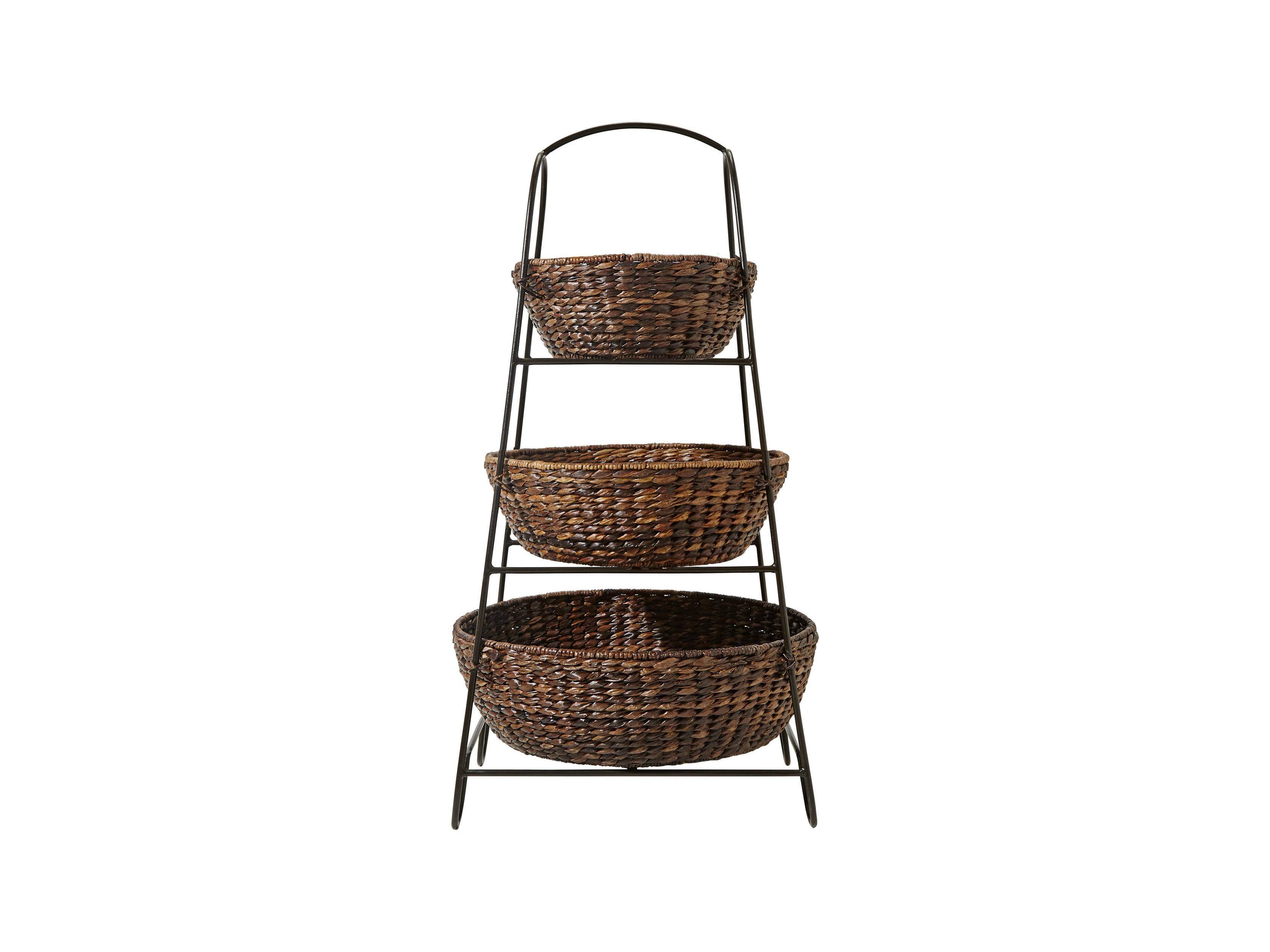 3 Tier Corner Basket Stand