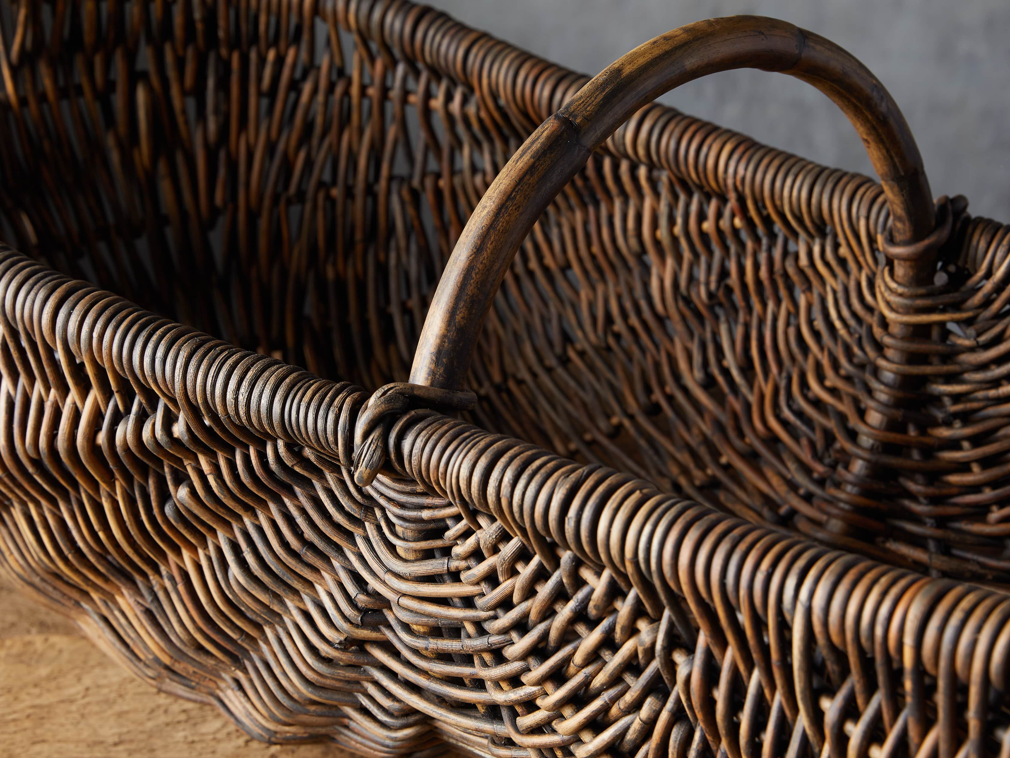 Vintage Basket with Handle