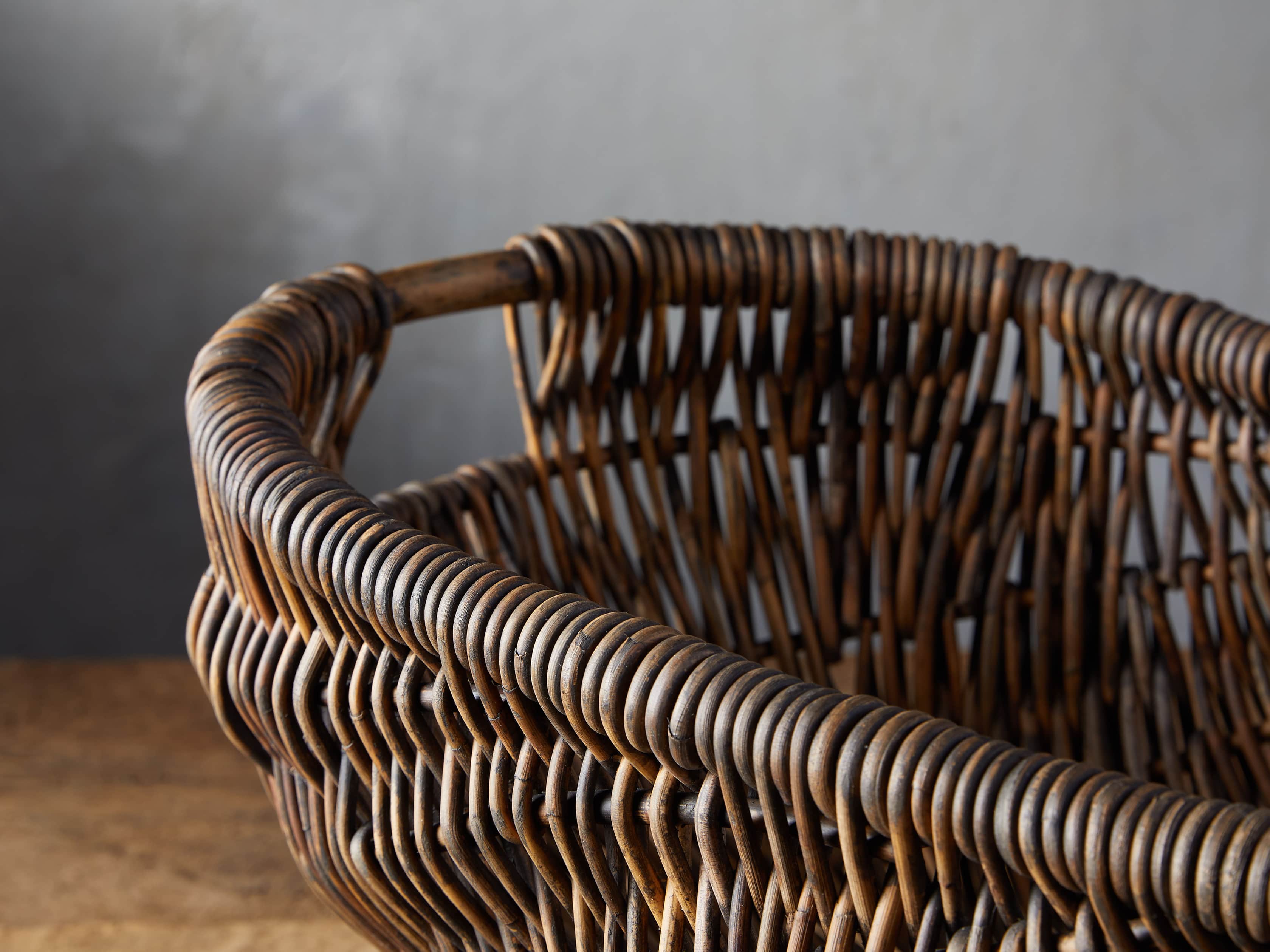 Vintage Basket with Handle