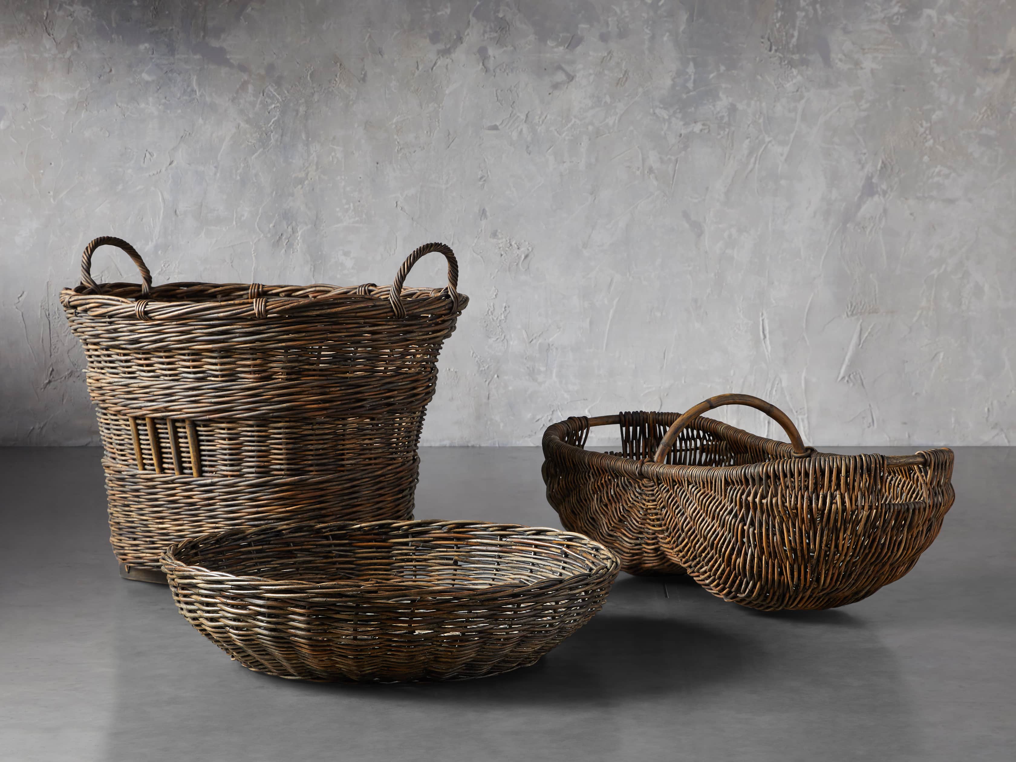 Vintage Basket with Handle