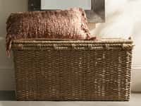 Entry Console Basket in Natural