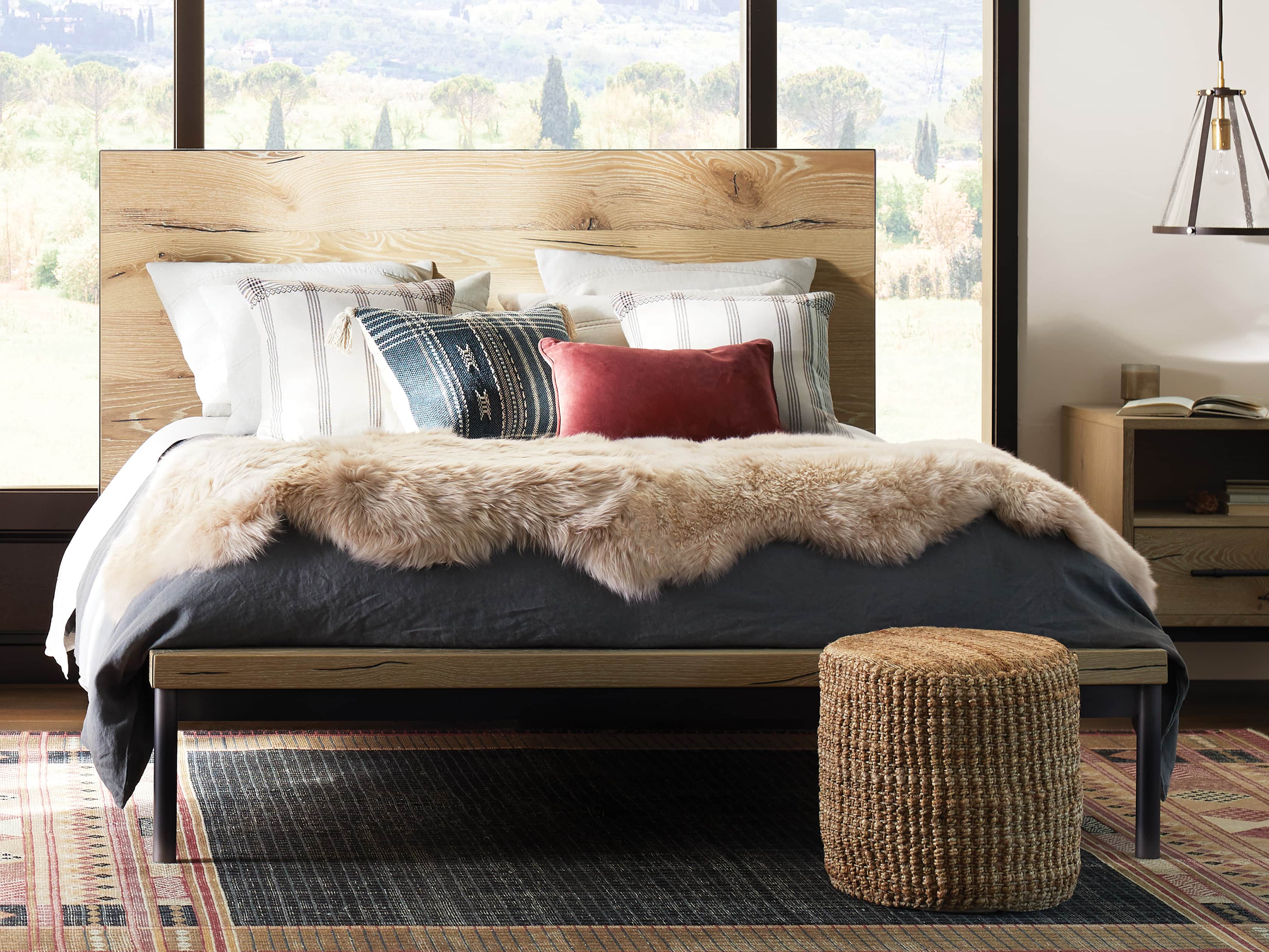 View the Sheepskin Wool Rug in Linen
