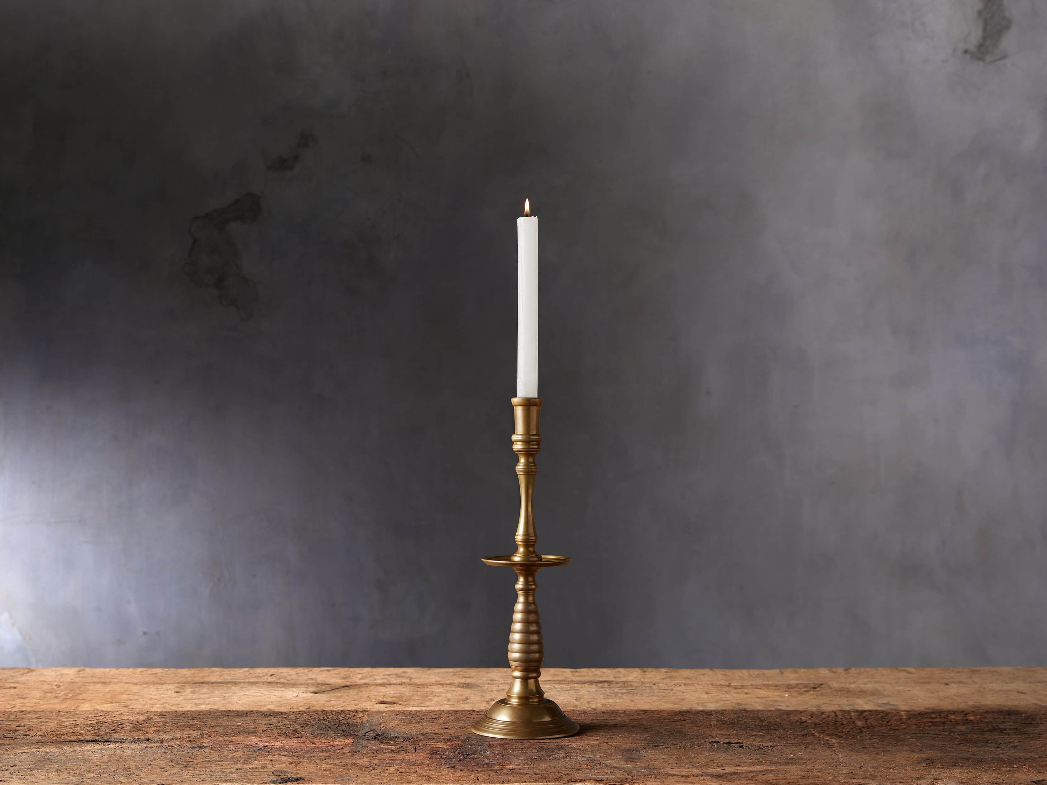 Cast Iron Taper Candle Holder – Arhaus