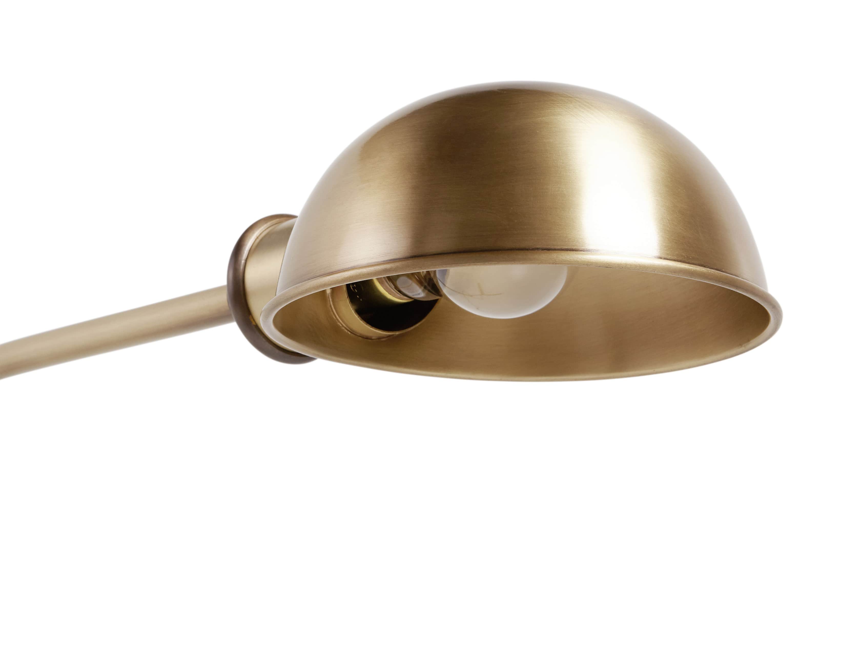 Antoine 48" Brass Floor Task Lamp