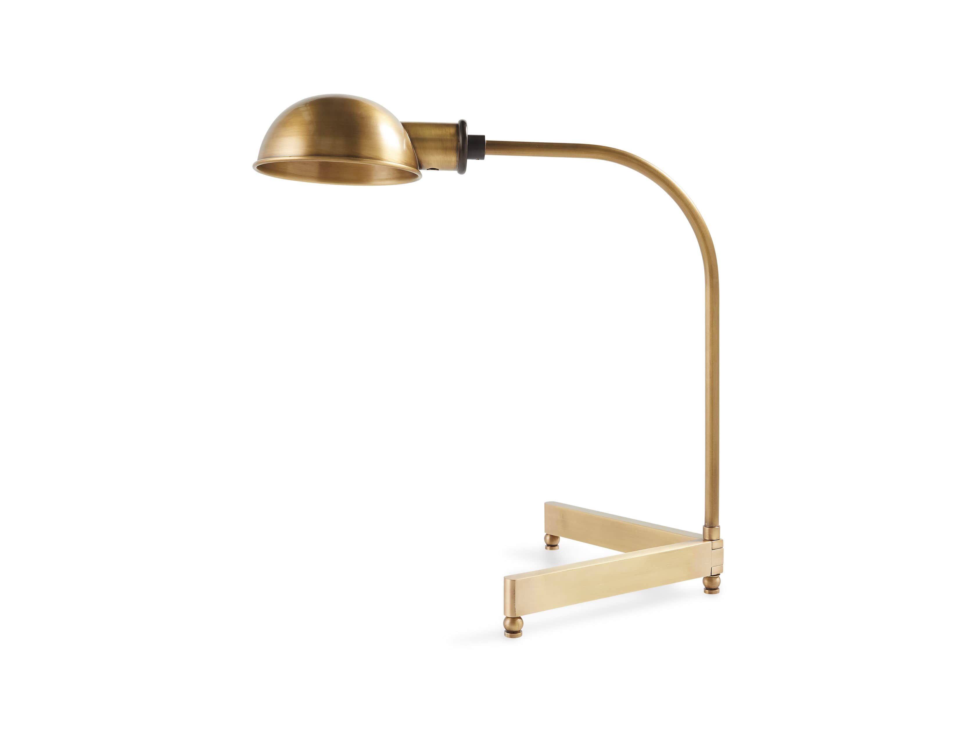 Antoine 21" Brass Table Task Lamp