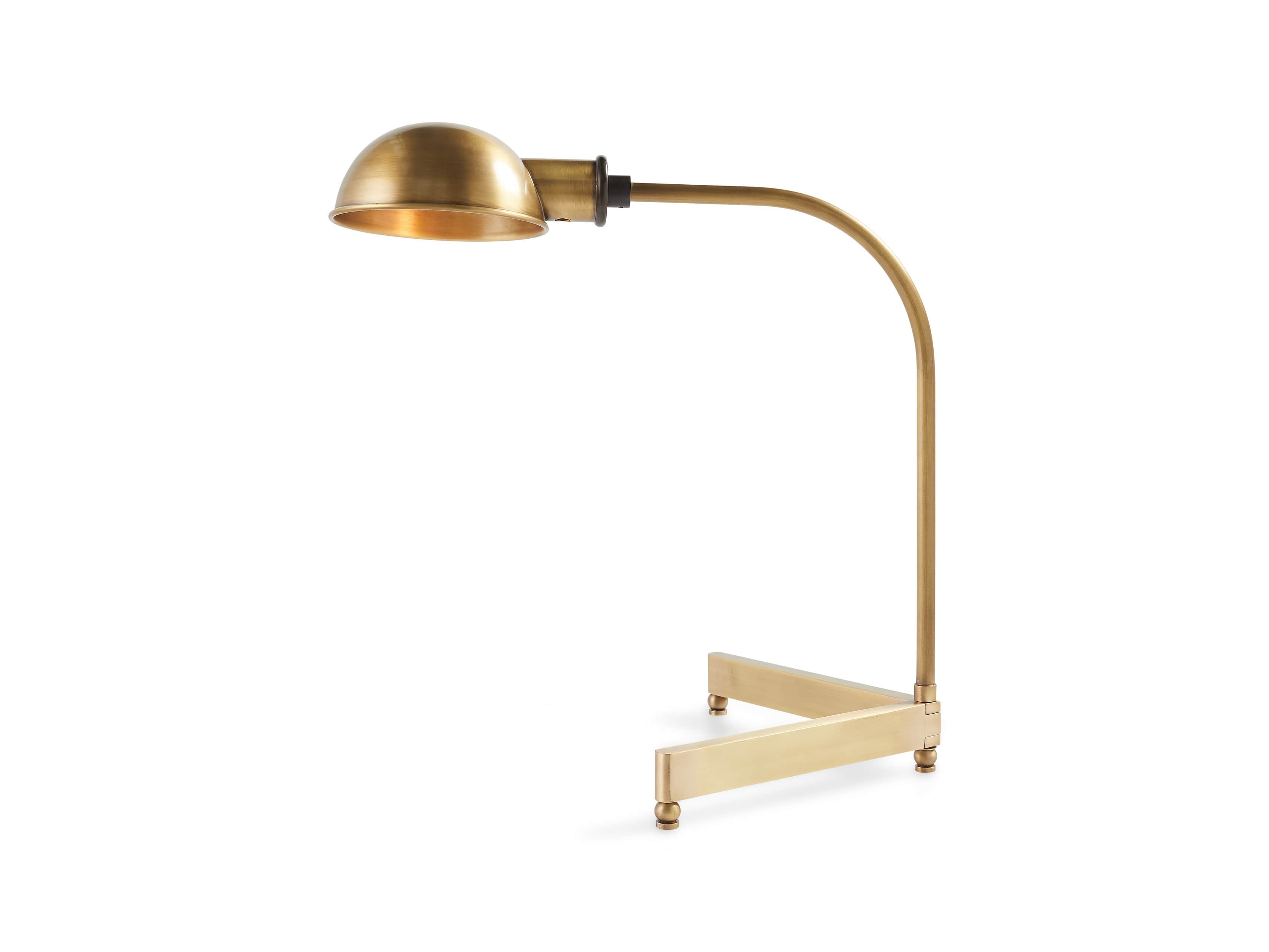 Antoine 21" Brass Table Task Lamp