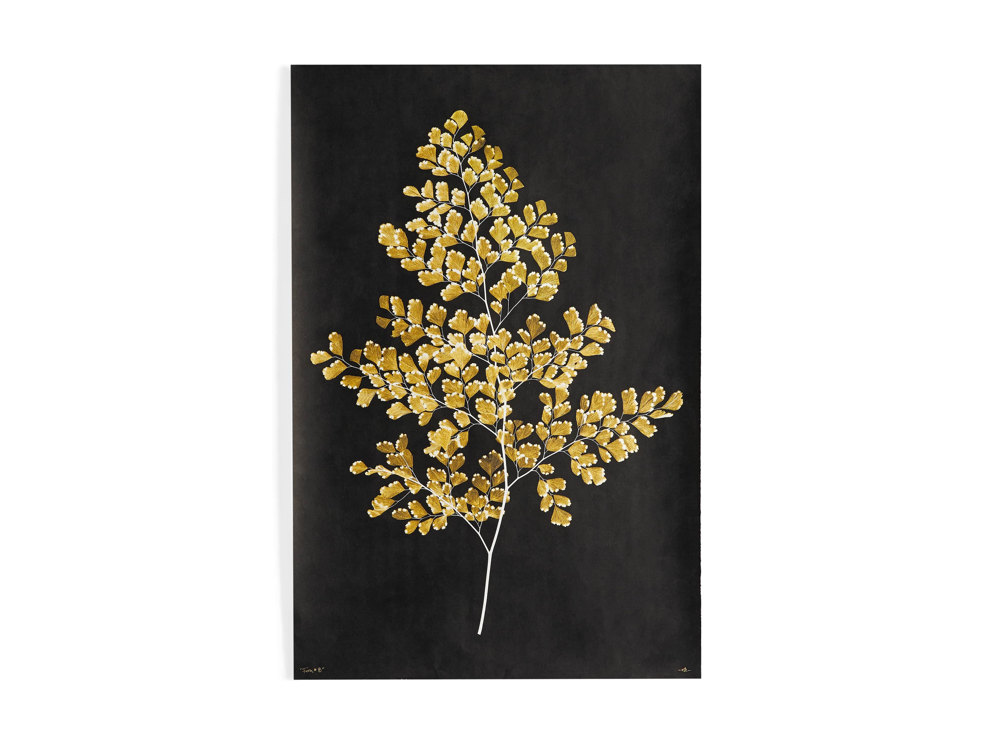 Goldern Fern Framed Print IV, slide 6 of 7