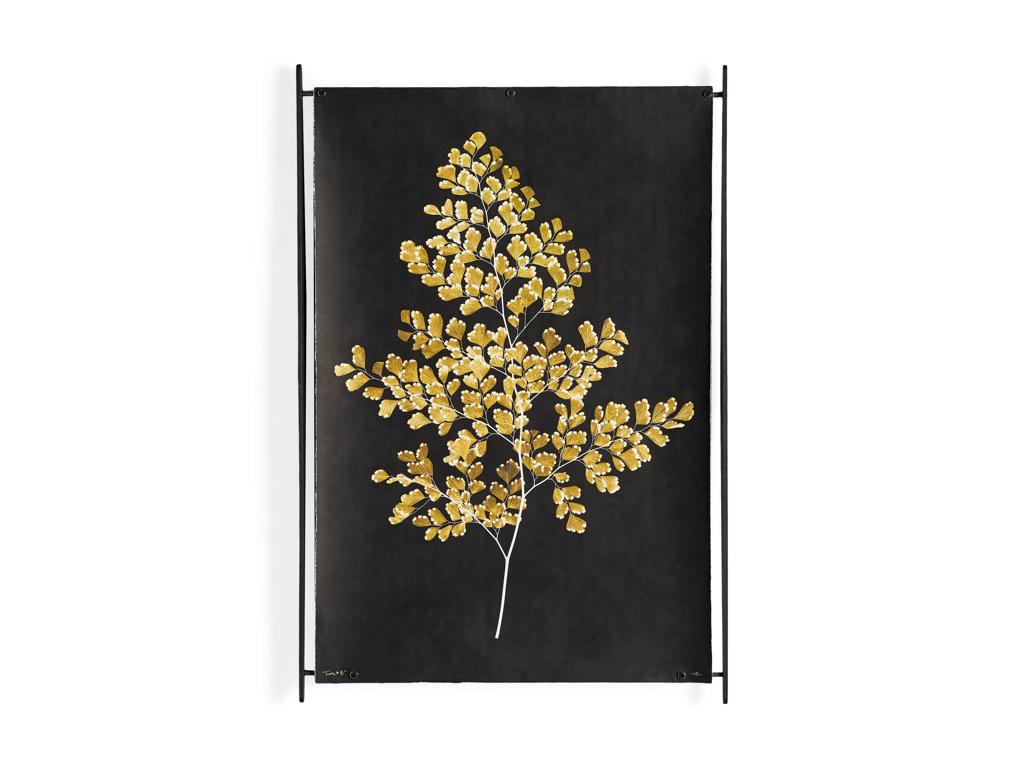 Goldern Fern Framed Print IV, slide 7 of 7