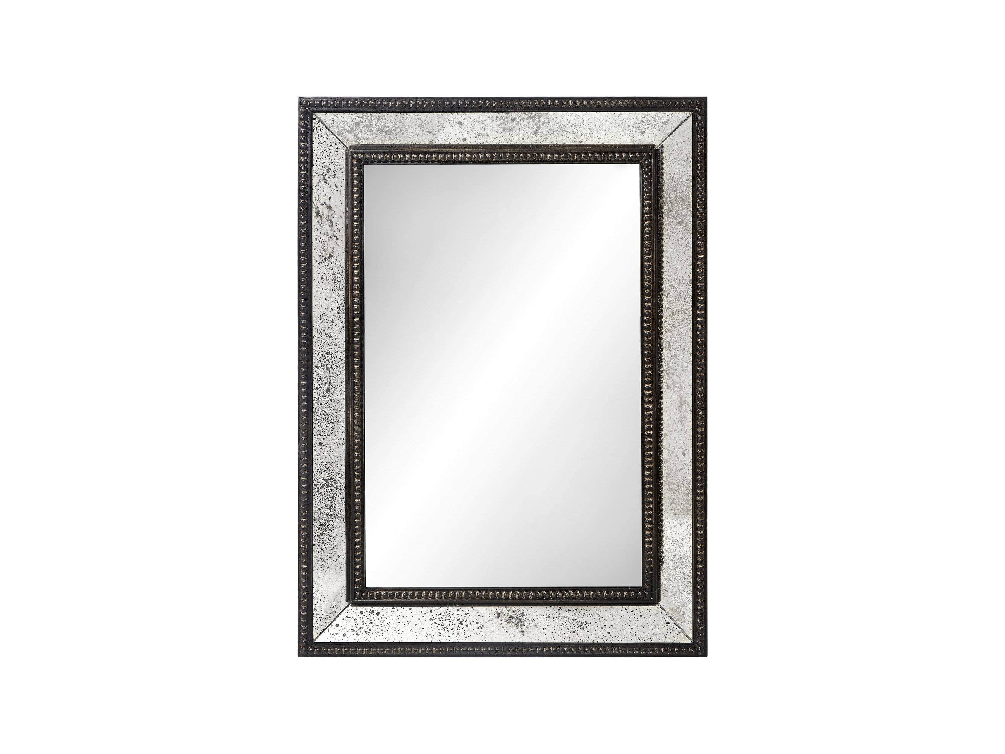 SERANO 35" X 48" ANTIQUED FRAME MIRROR, slide 2 of 5