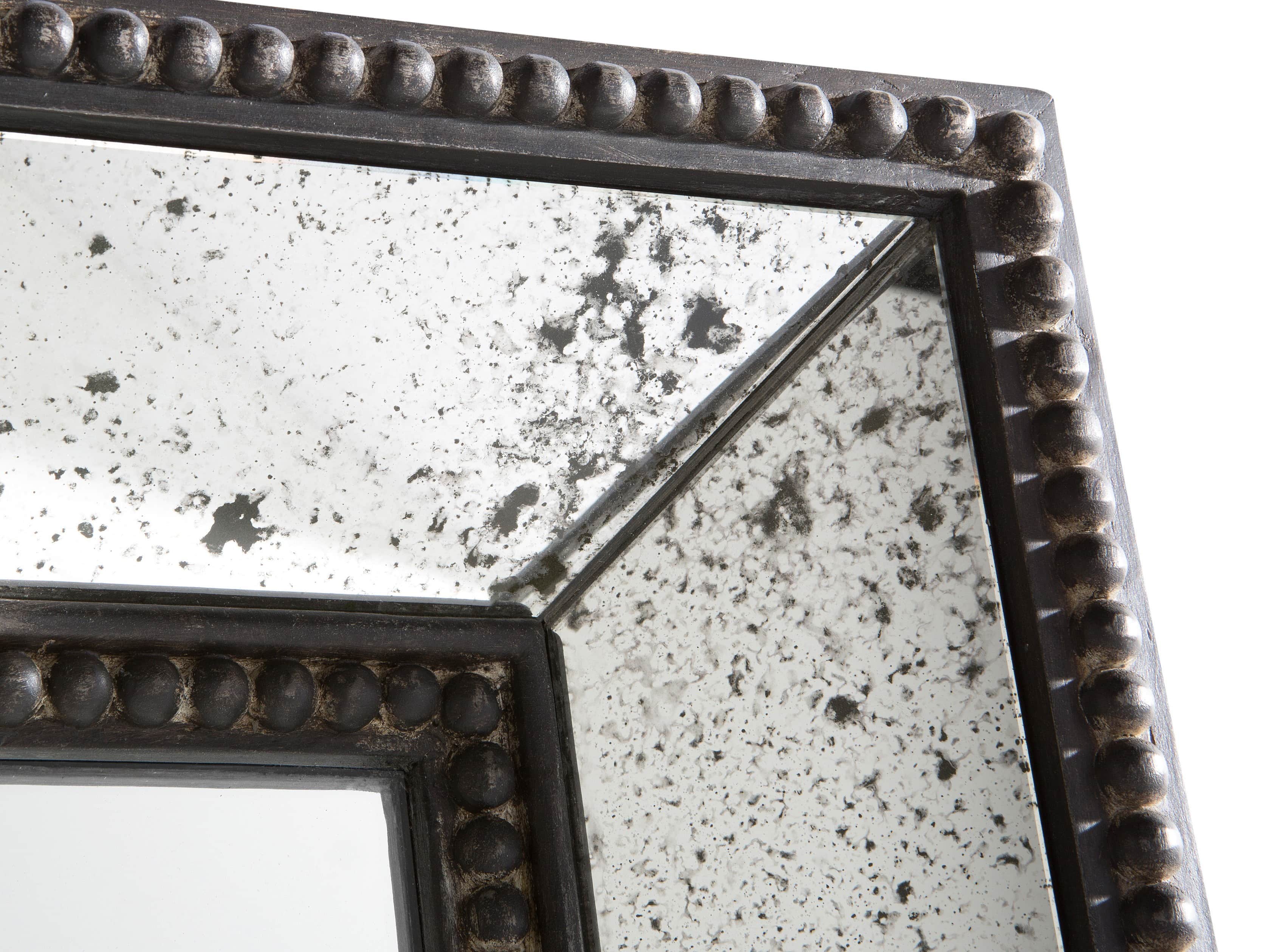 SERANO 35" X 48" ANTIQUED FRAME MIRROR, slide 4 of 5