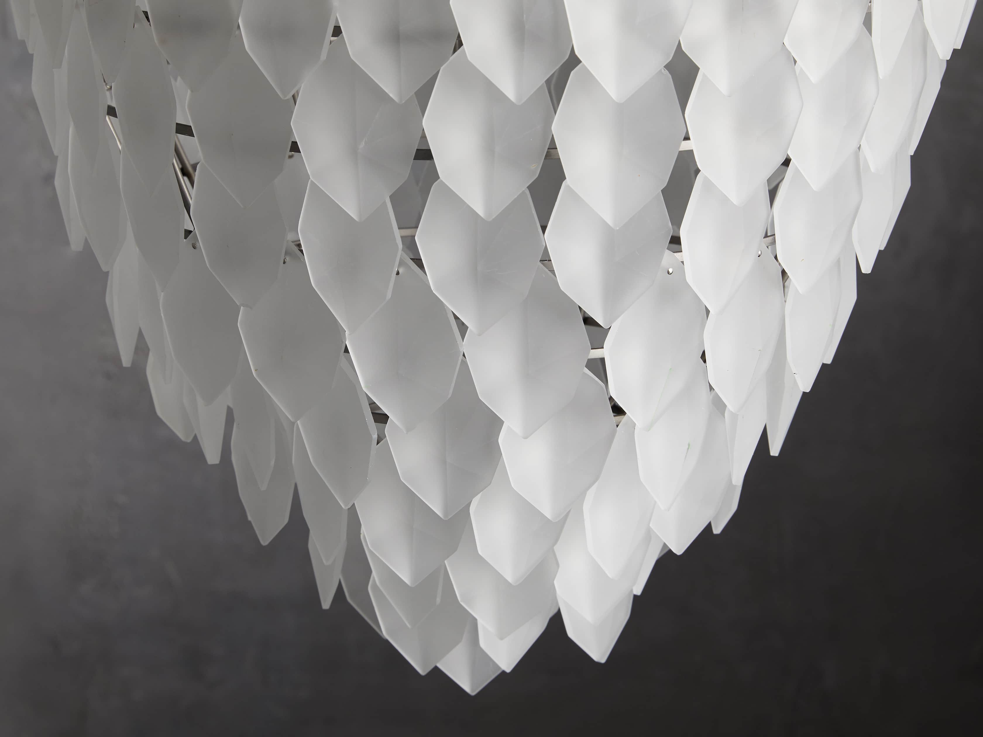 Petals Frost Chandelier, slide 3 of 5