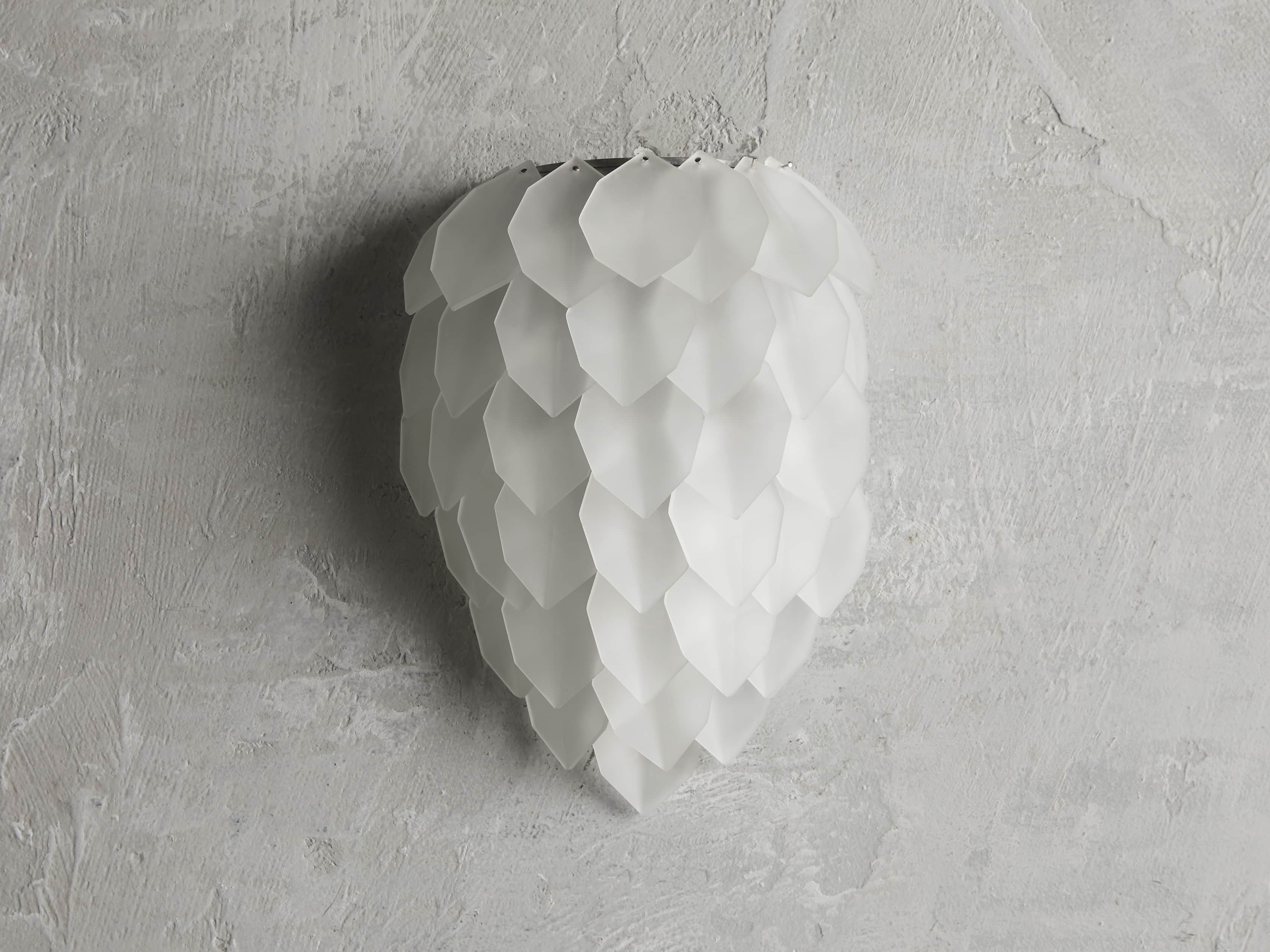 Petals Frost Wall Sconce, slide 2 of 5