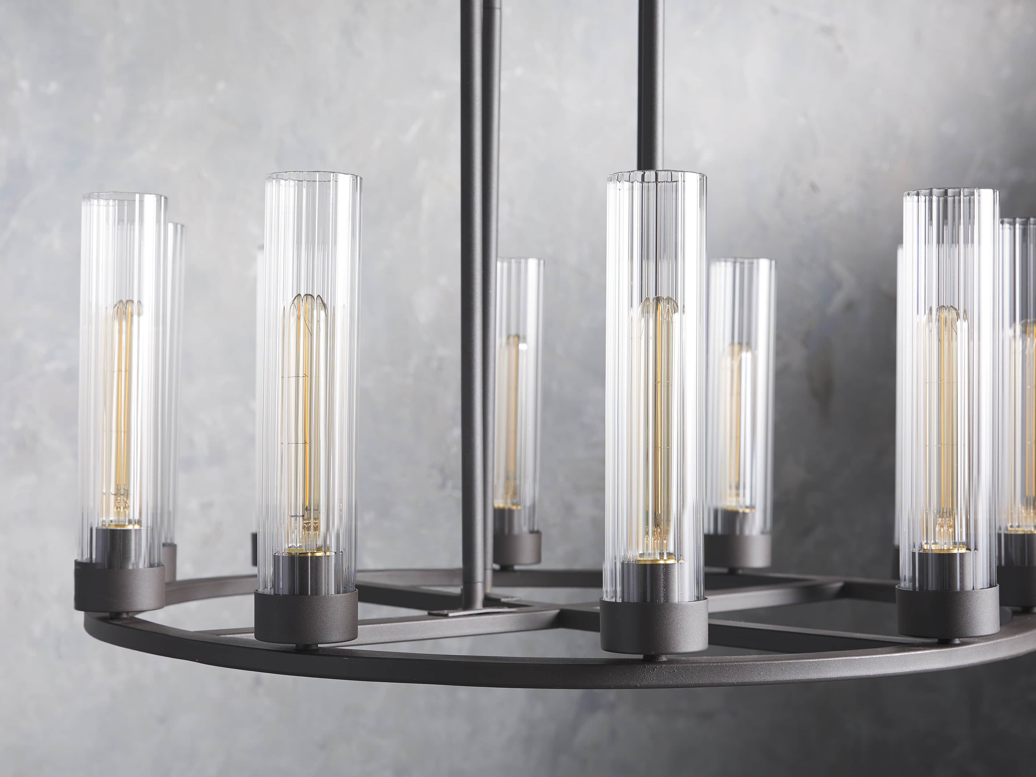 Andreas 10 light Chandelier, slide 3 of 7