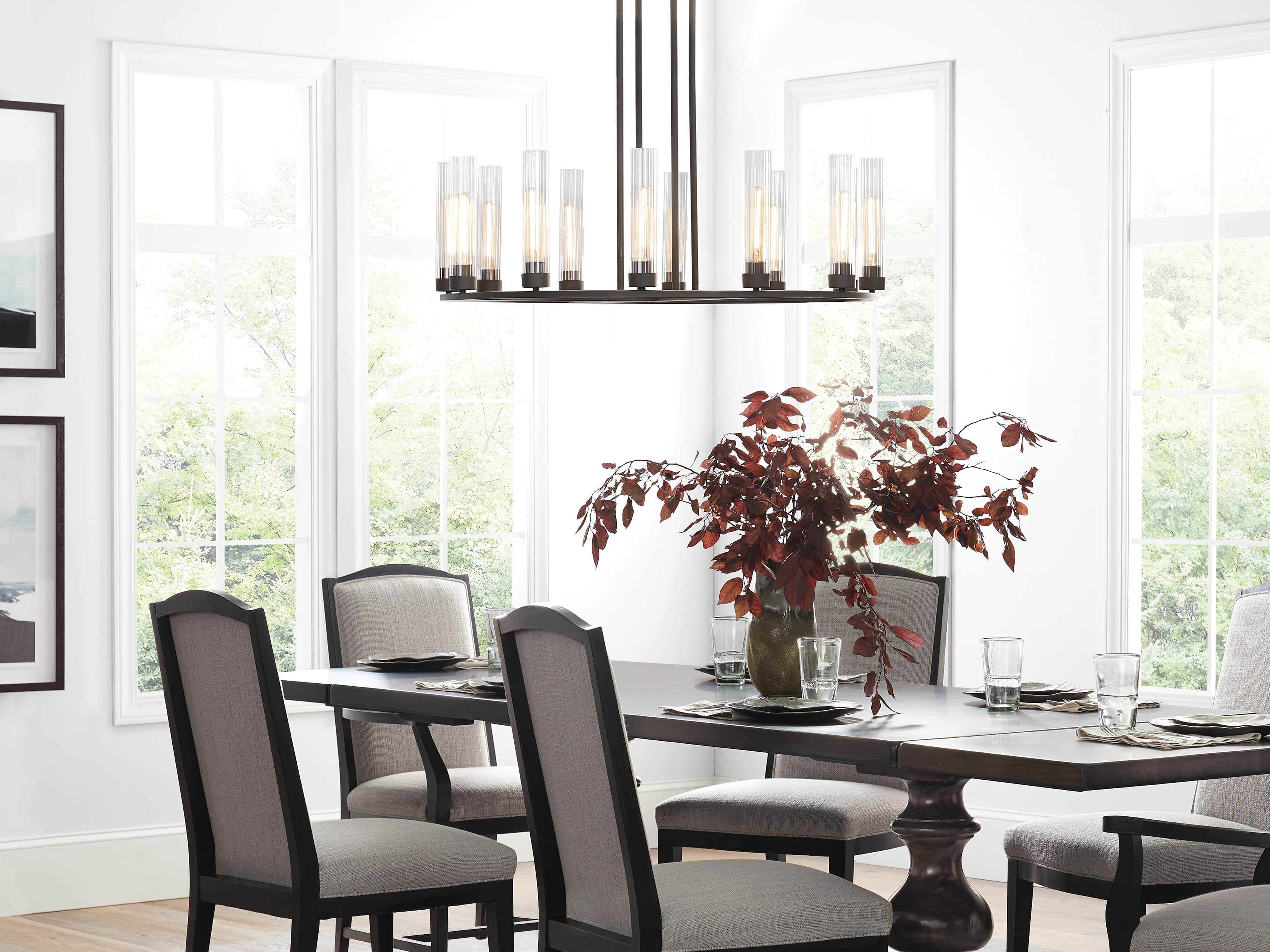 ANDREAS 12-LIGHT CHANDELIER IN BRONZE, slide 6 of 7
