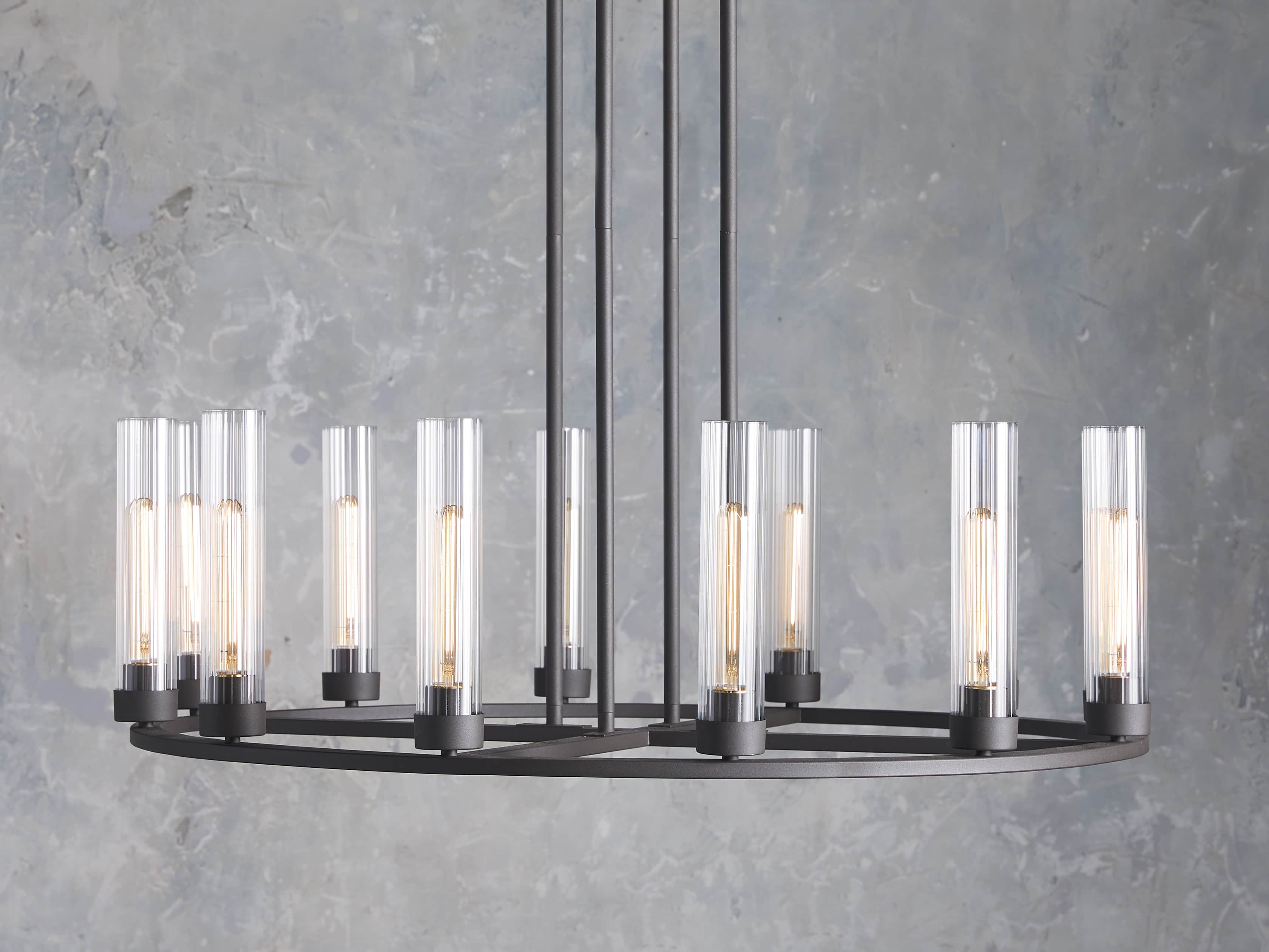 Andreas 12 light Chandelier, slide 1 of 6
