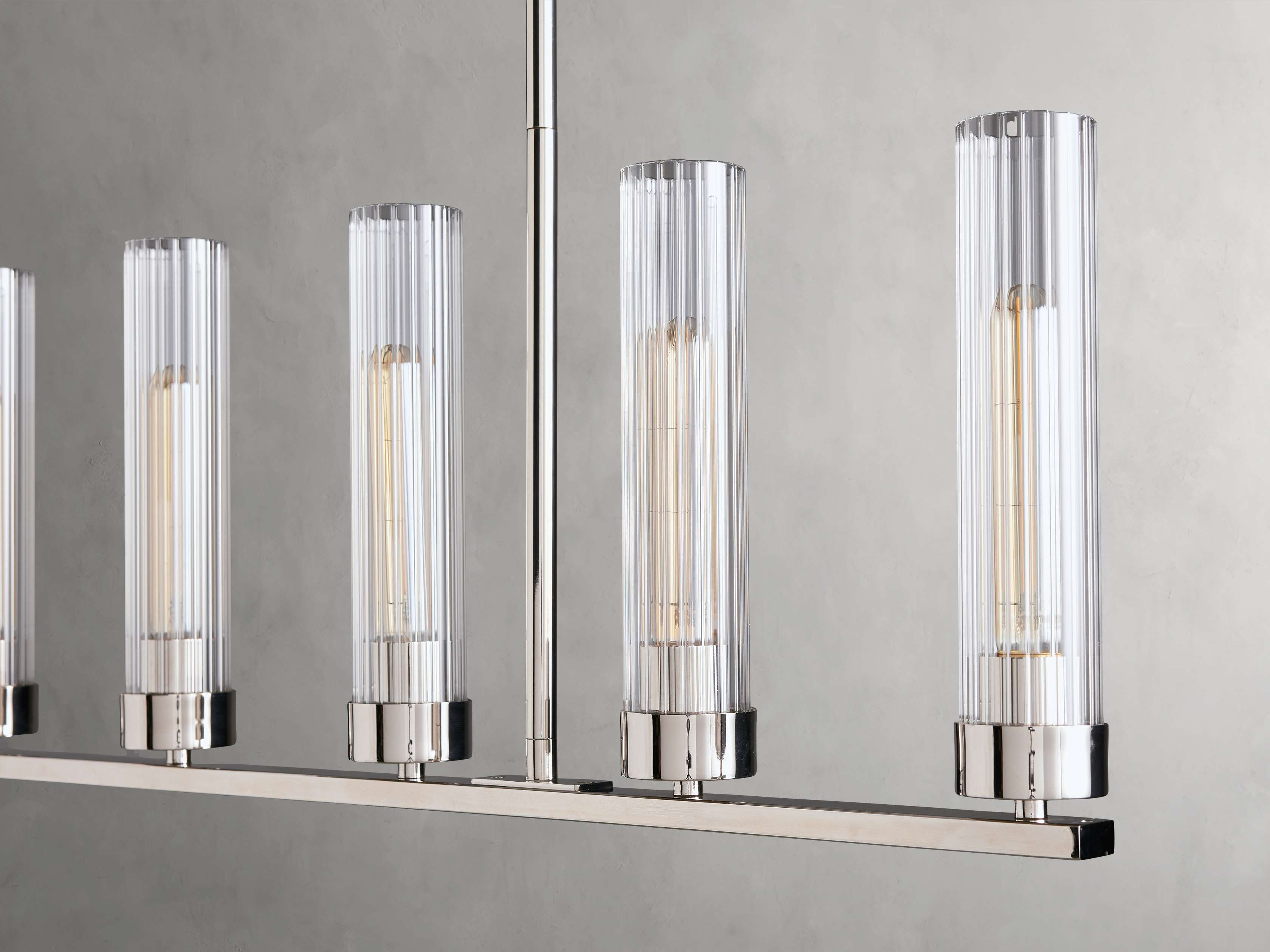 あーらん Leyland Tiered Rectangular Chandelier – Arhaus