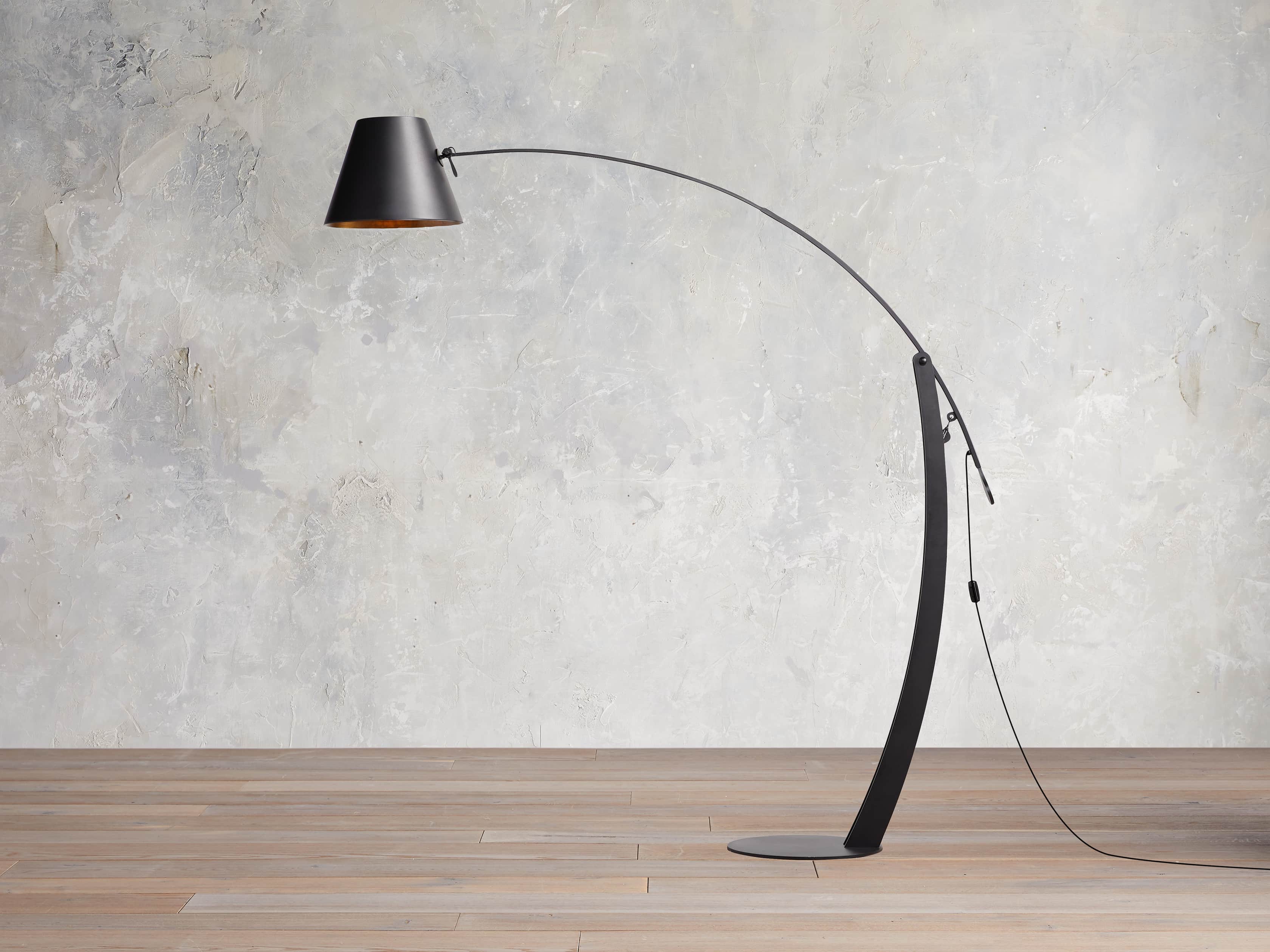 Arcadia Arc Floor Lamp in Bronze, slide 1 of 7