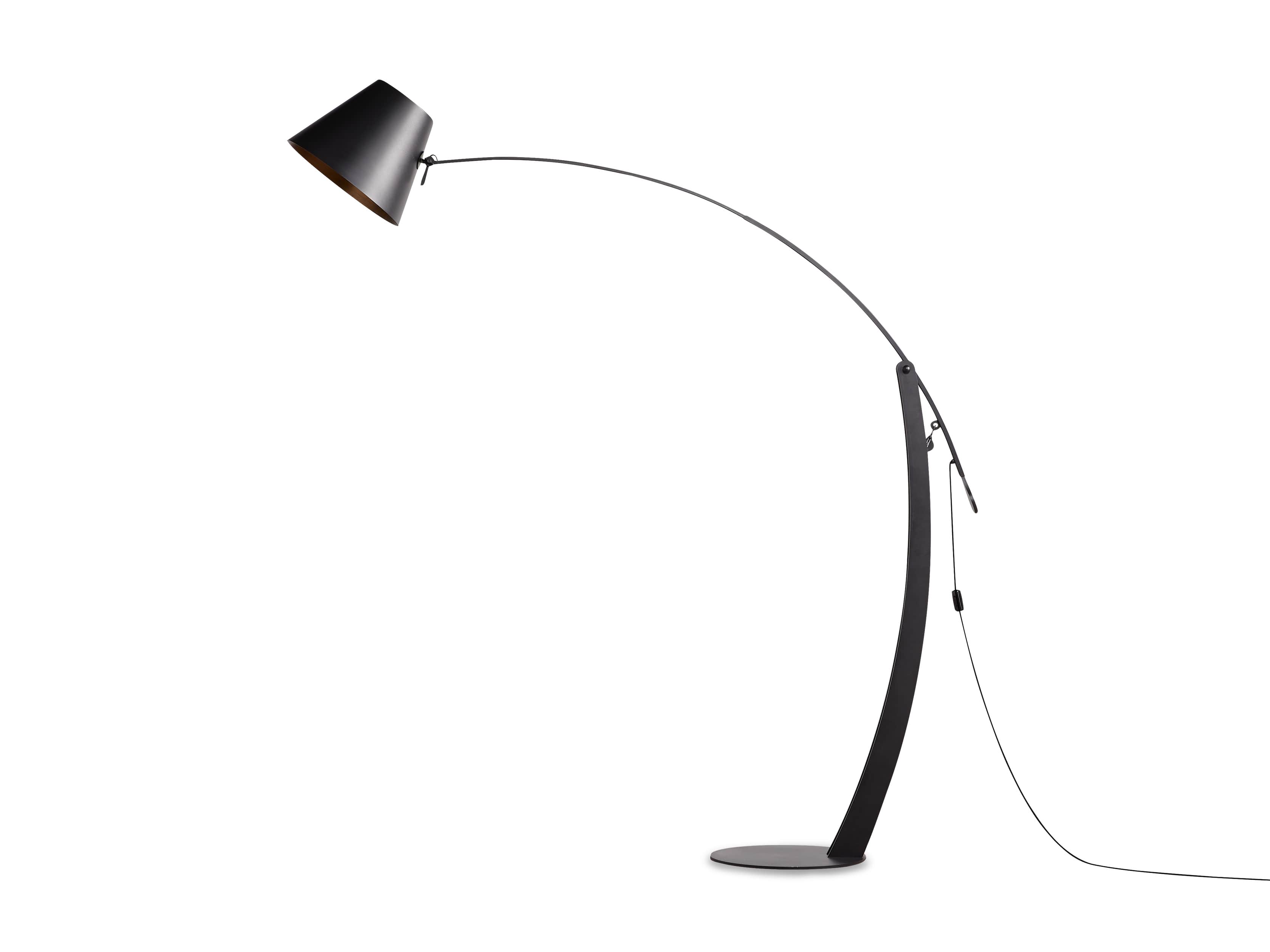 Arcadia Arc Floor Lamp in Bronze, slide 7 of 7
