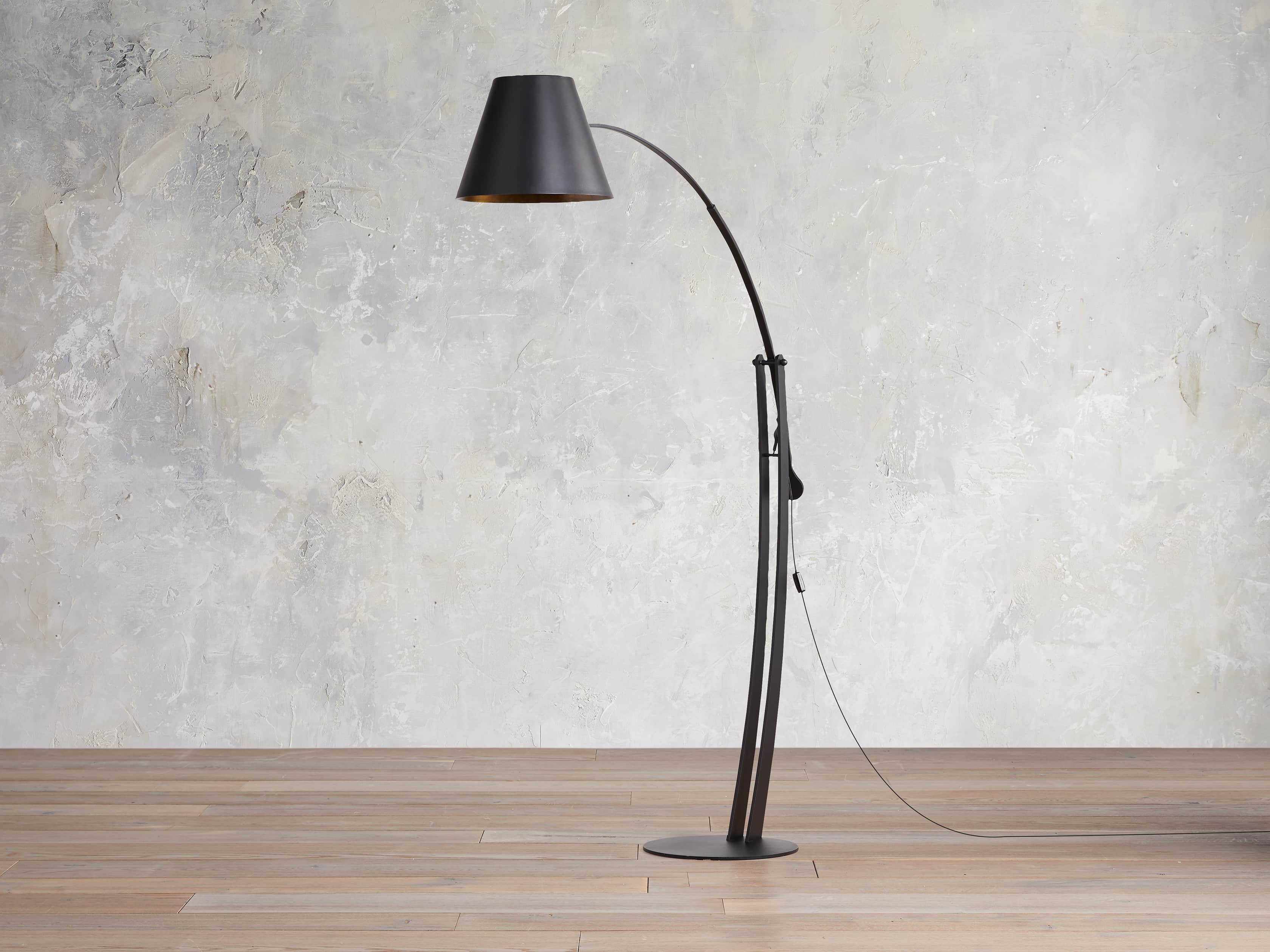 Arcadia Arc Floor Lamp in Bronze, slide 3 of 7