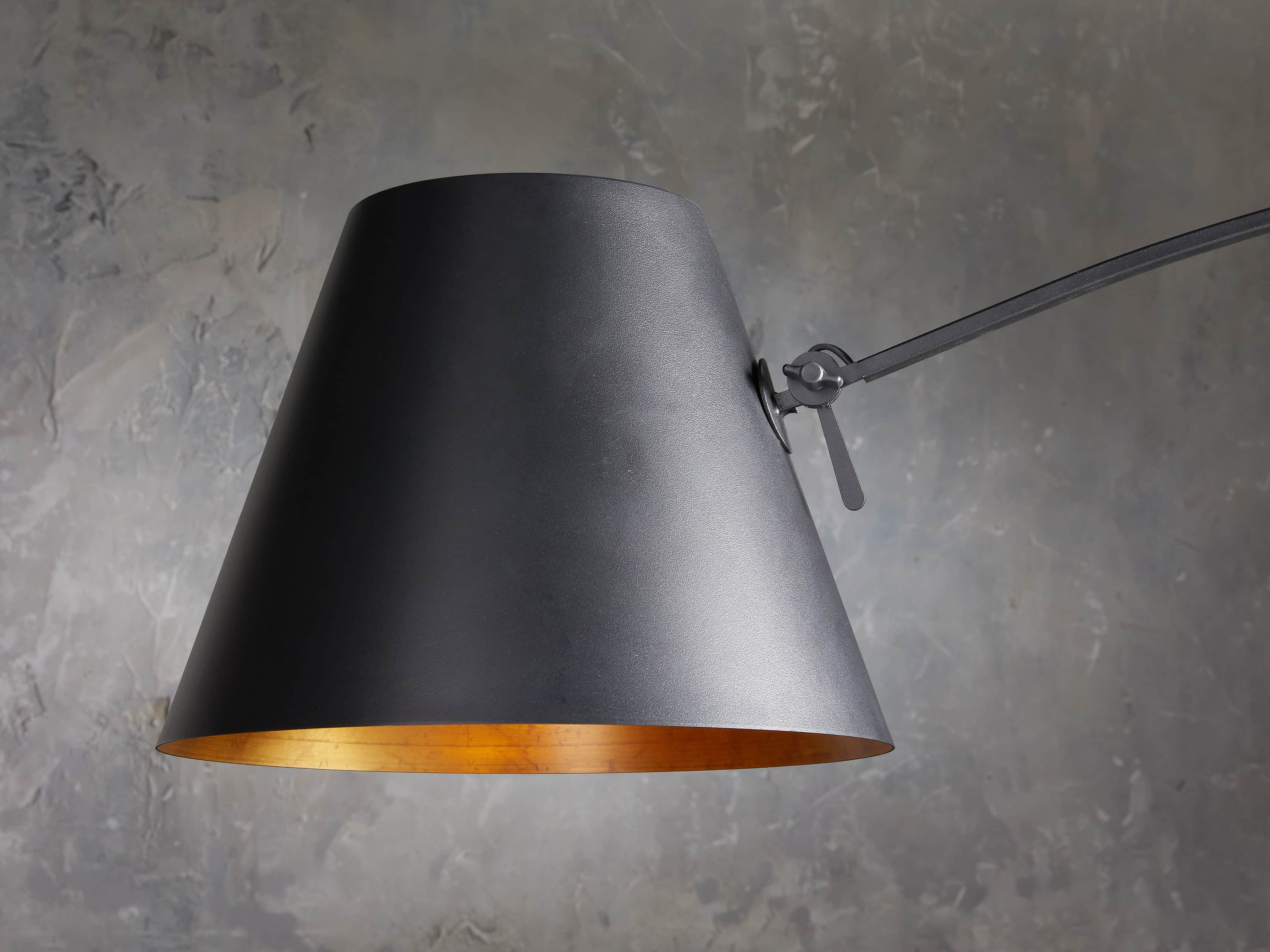 Arcadia Arc Floor Lamp in Bronze, slide 4 of 7